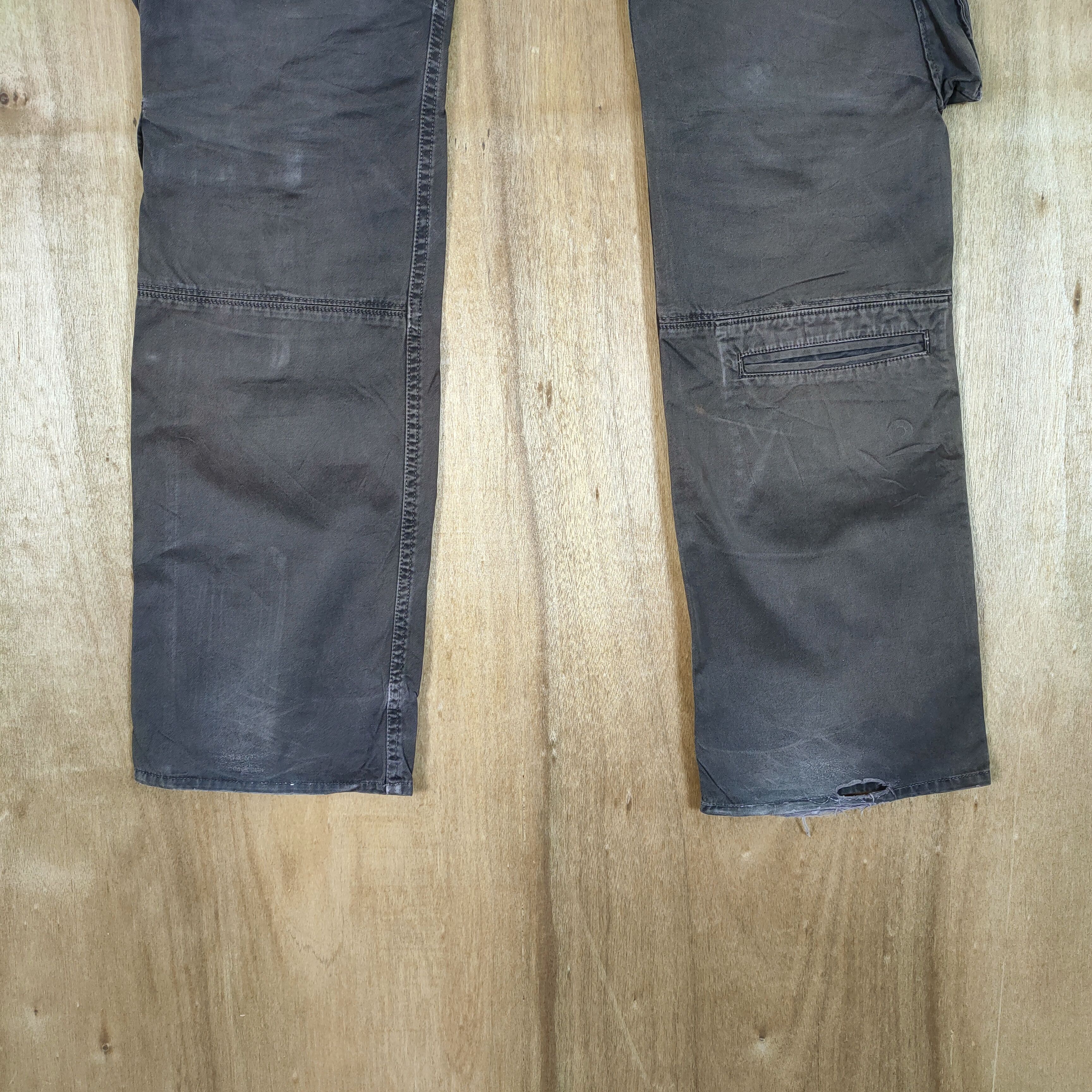Japanese Brand VINTAGE JAPANESE FADED BROWN CARGO PANTS Size US 32 / EU 48 - 7 Thumbnail