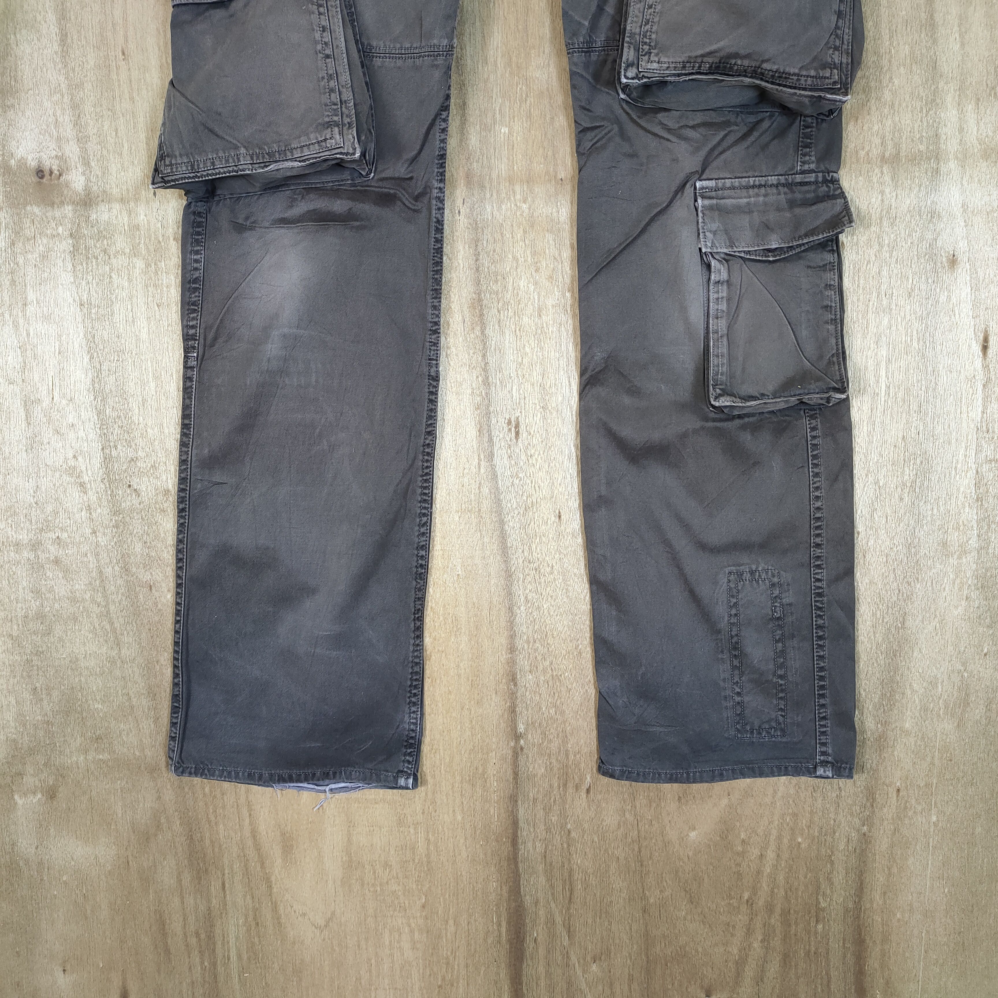 Japanese Brand VINTAGE JAPANESE FADED BROWN CARGO PANTS Size US 32 / EU 48 - 4 Thumbnail