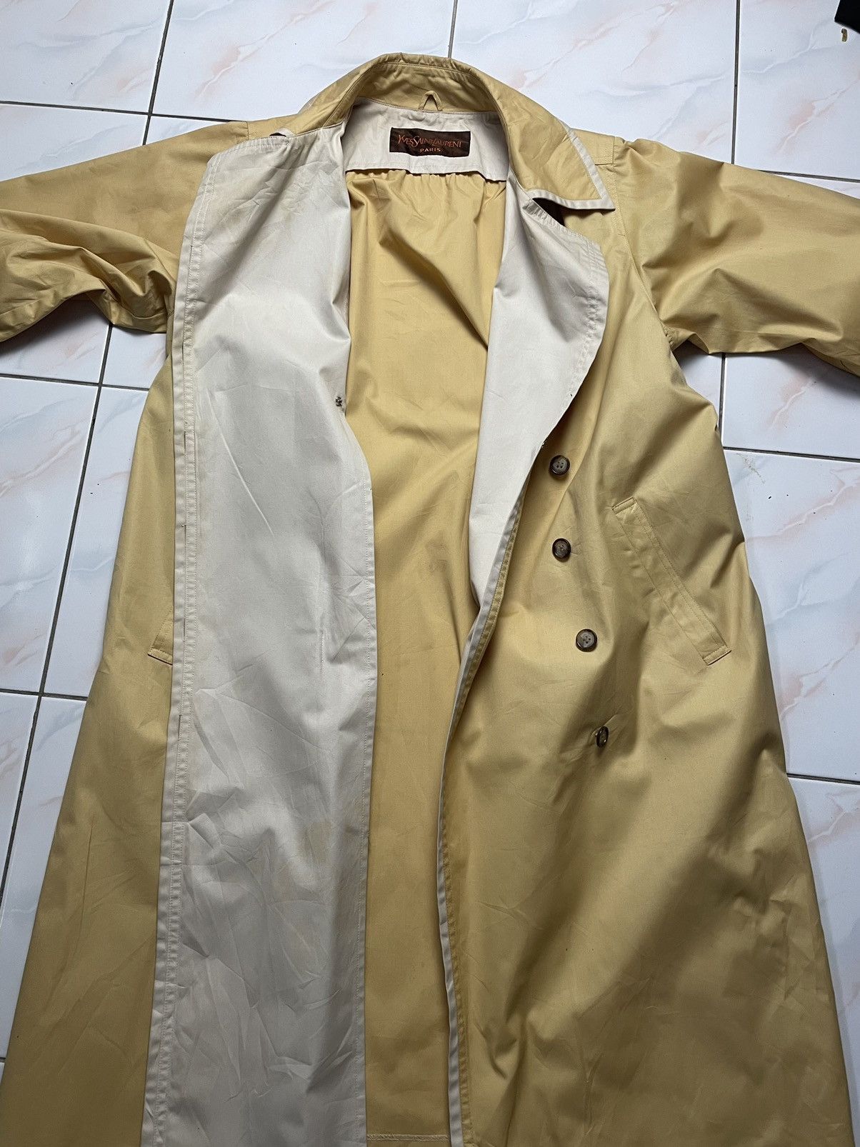 Yves Saint Laurent Vintage Ysl Yves Saint Lauren Paris Long Coat Trench Size US L / EU 52-54 / 3 - 5 Thumbnail