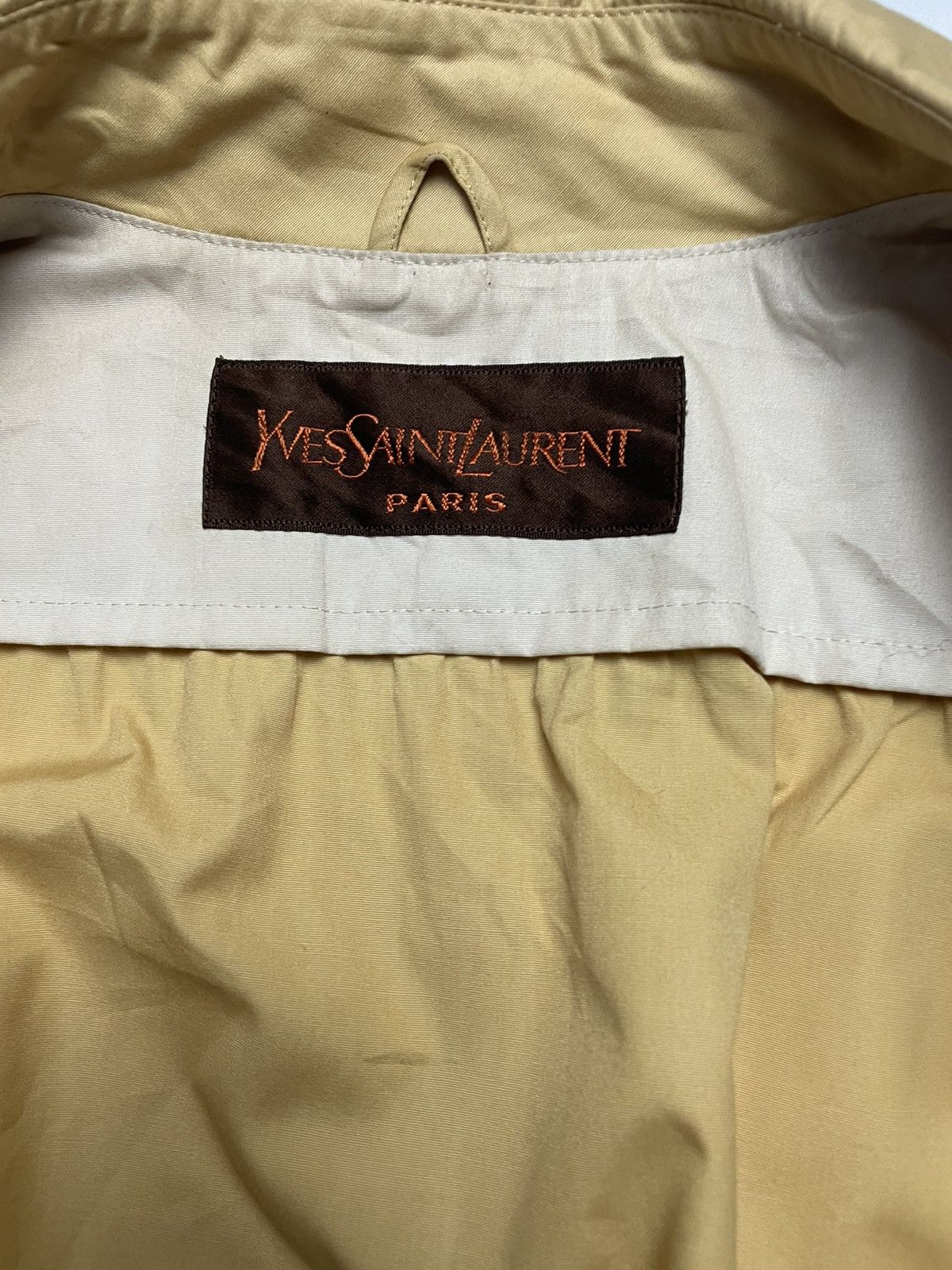 Yves Saint Laurent Vintage Ysl Yves Saint Lauren Paris Long Coat Trench Size US L / EU 52-54 / 3 - 6 Thumbnail
