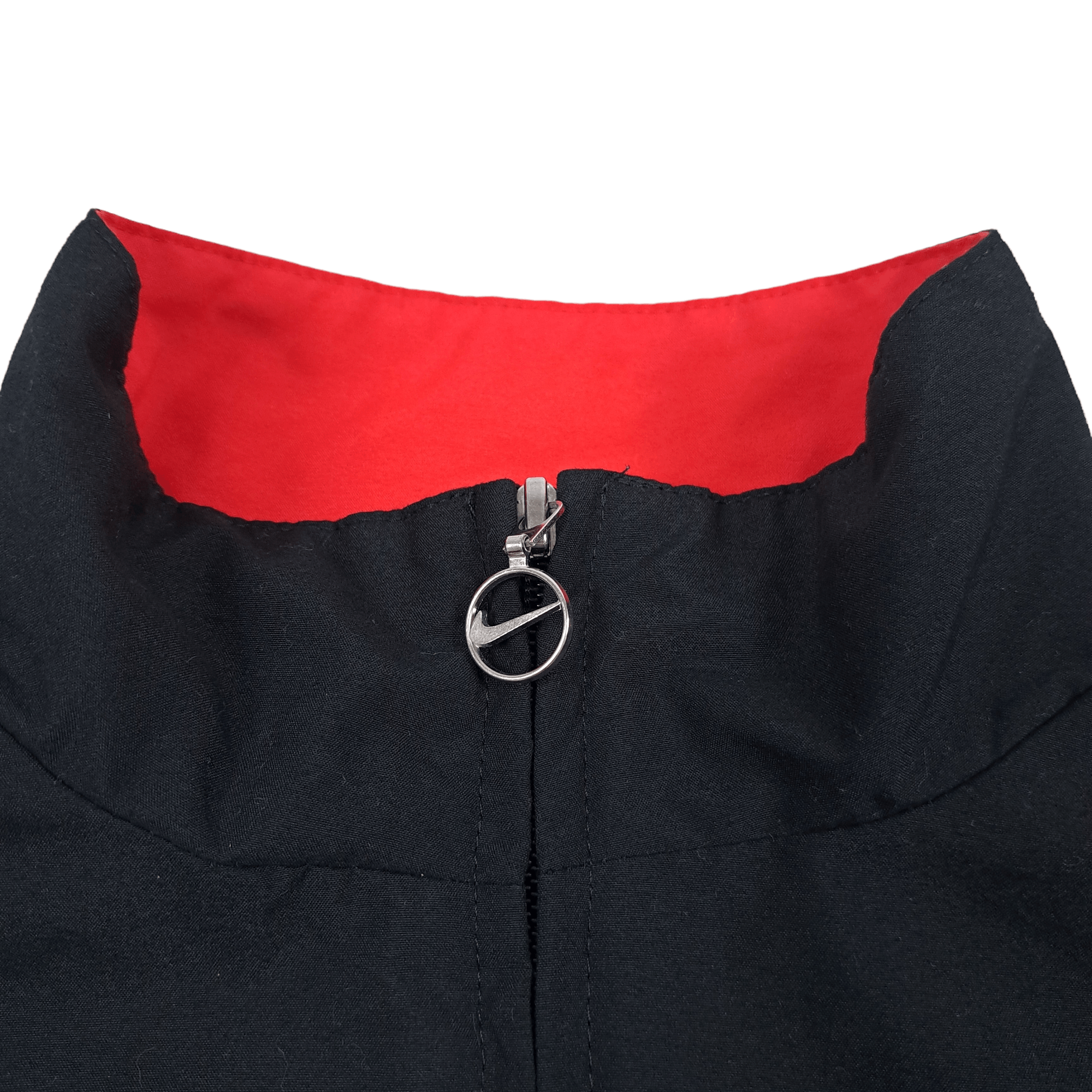 Nike × Vintage 💎 Nike Small Kid Red Black Windbreaker Jacket Size US XXS / EU 40 - 5 Thumbnail