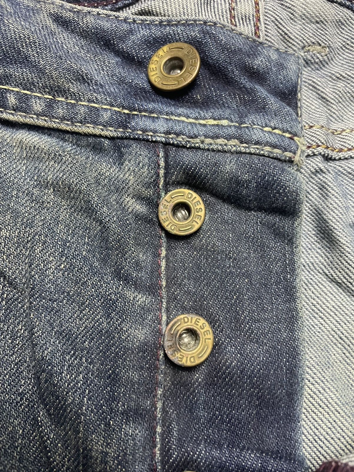 Diesel × Vintage Vintage Diesel Distressed Denim Jeans Size 30" / US 8 / IT 44 - 3 Thumbnail