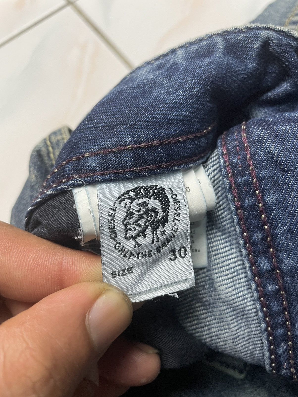 Diesel × Vintage Vintage Diesel Distressed Denim Jeans Size 30" / US 8 / IT 44 - 7 Thumbnail