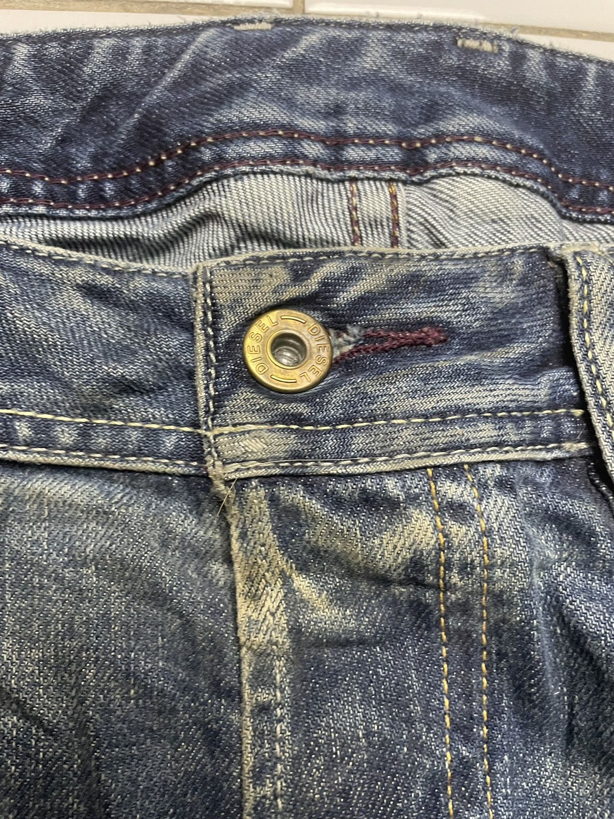 Diesel × Vintage Vintage Diesel Distressed Denim Jeans Size 30" / US 8 / IT 44 - 8 Thumbnail