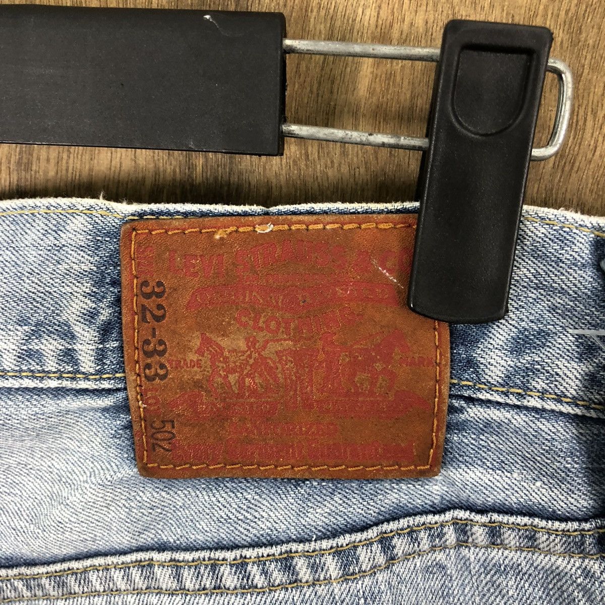 Levi's Vintage Clothing VINTAGE LEVI'S 502 FADED MUD WASH BLUE JEAN DENIM PANTS #O24 Size US 31 - 11 Thumbnail