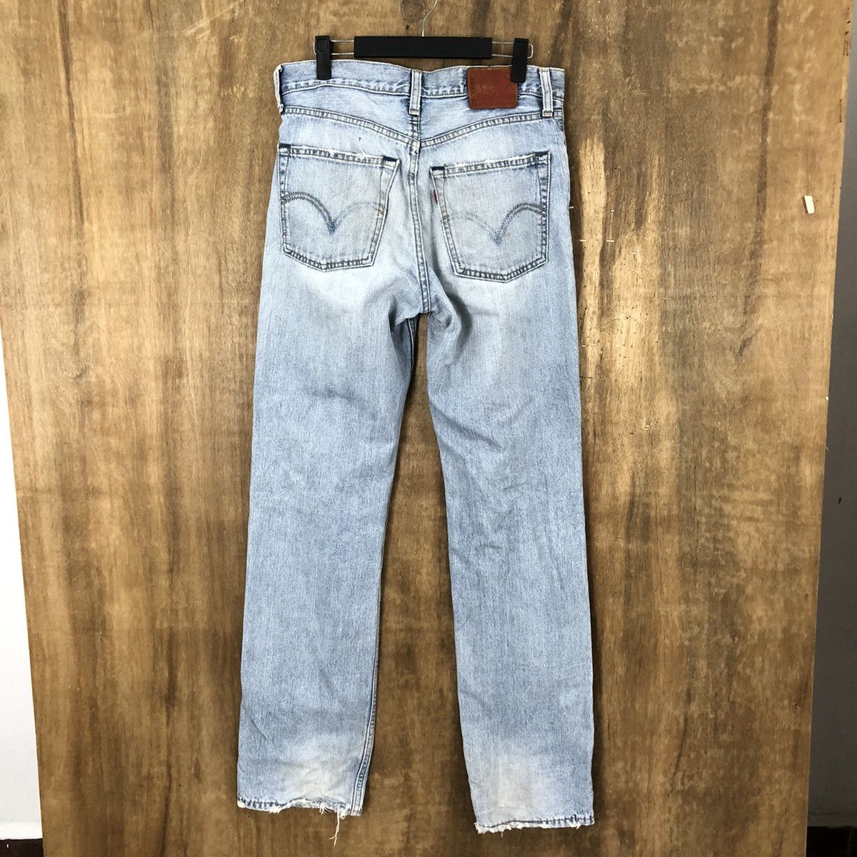 Levi's Vintage Clothing VINTAGE LEVI'S 502 FADED MUD WASH BLUE JEAN DENIM PANTS #O24 Size US 31 - 6 Thumbnail