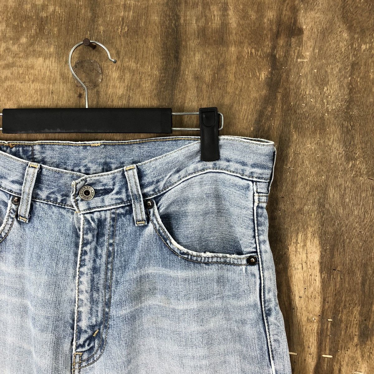 Levi's Vintage Clothing VINTAGE LEVI'S 502 FADED MUD WASH BLUE JEAN DENIM PANTS #O24 Size US 31 - 5 Thumbnail