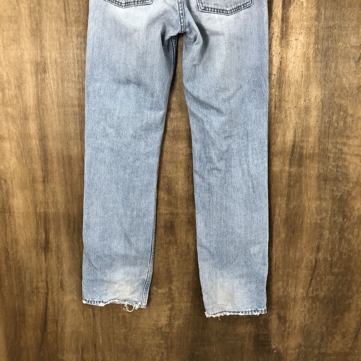Levi's Vintage Clothing VINTAGE LEVI'S 502 FADED MUD WASH BLUE JEAN DENIM PANTS #O24 Size US 31 - 8 Thumbnail