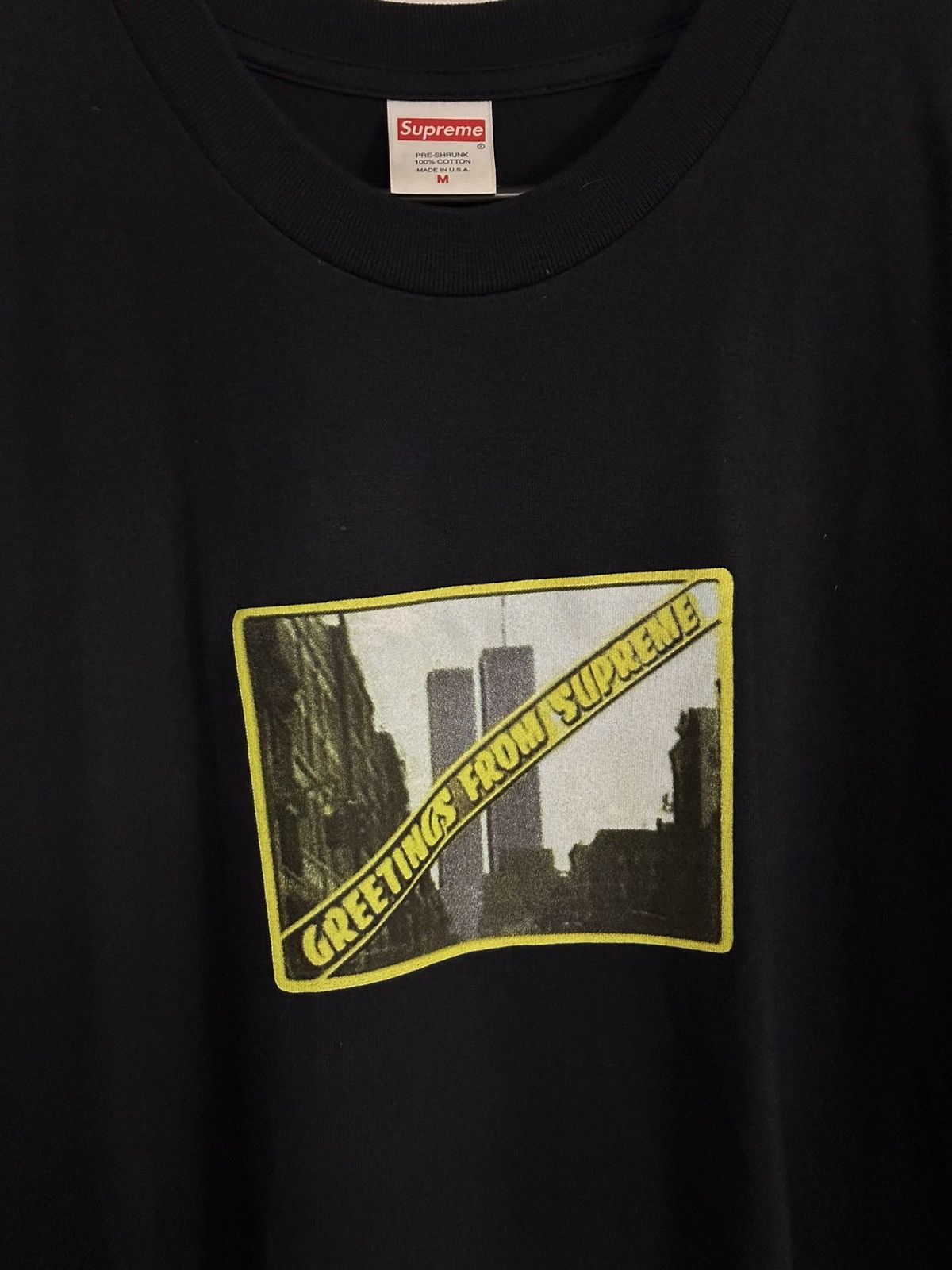 Supreme Supreme Greetings Tee Size US M / EU 48-50 / 2 - 2 Thumbnail