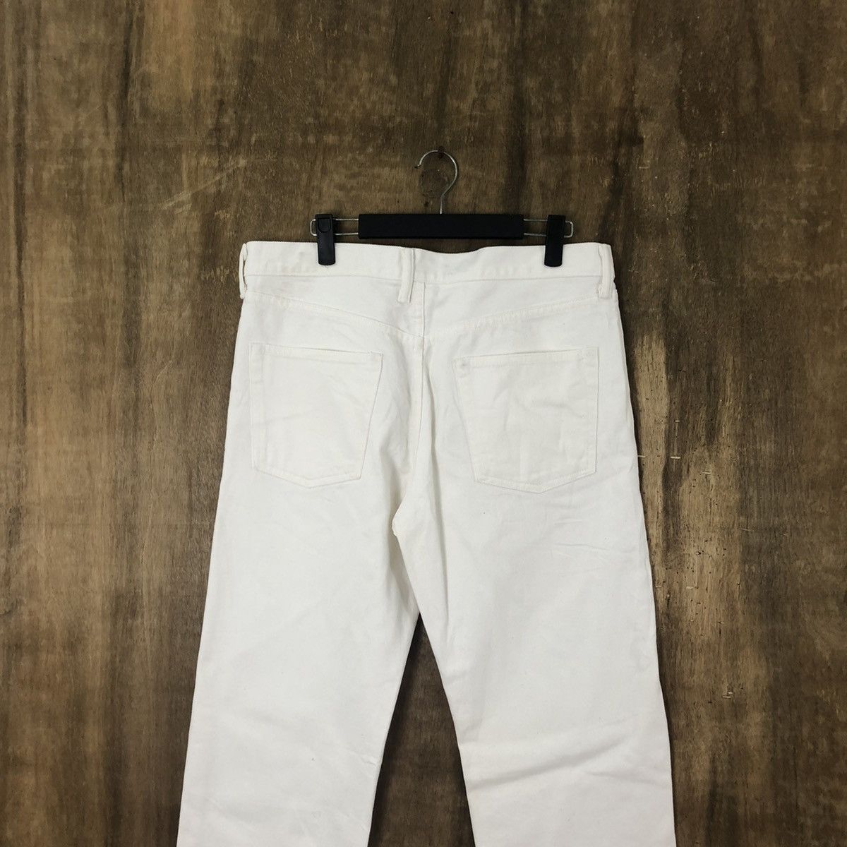 Japan Blue TOMORROWLAND BUTTON FLY WHITE JEANS DENIM PANTS #021 Size US 32 / EU 48 - 7 Thumbnail