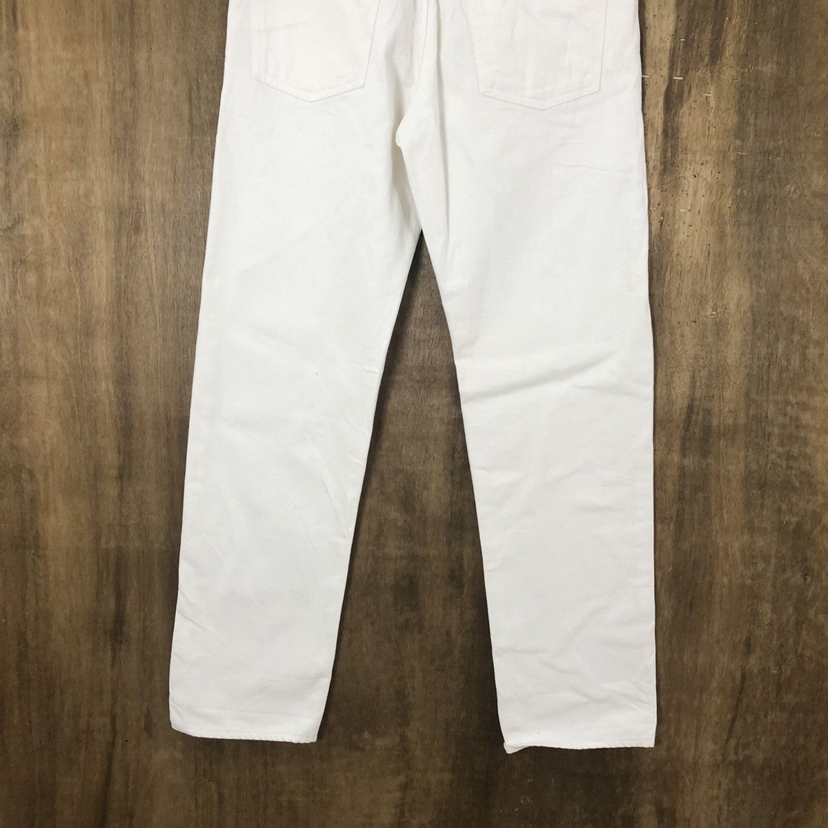 Japan Blue TOMORROWLAND BUTTON FLY WHITE JEANS DENIM PANTS #021 Size US 32 / EU 48 - 8 Thumbnail