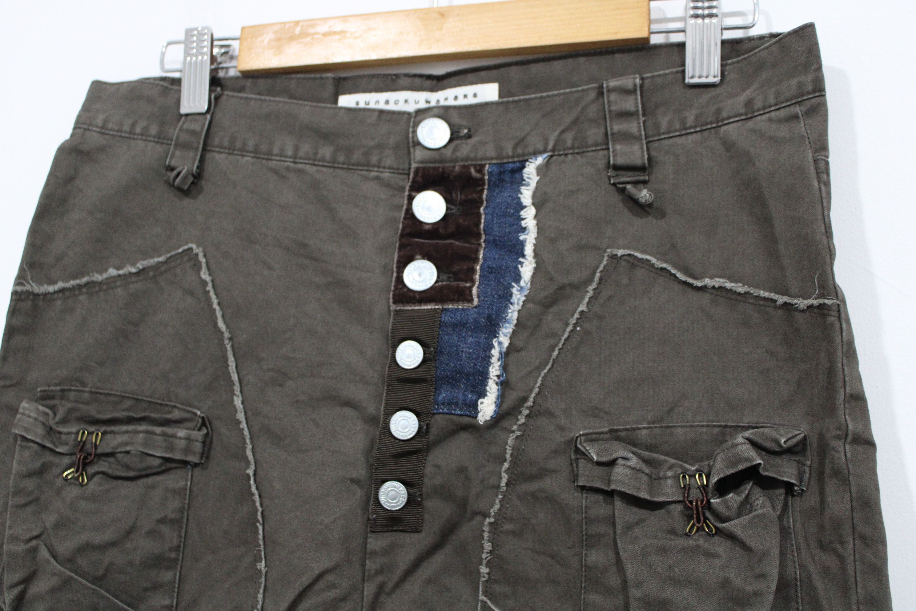 Issey Miyake sunaokuwahara Reconstructed Short Pants Size US 32 / EU 48 - 2 Thumbnail