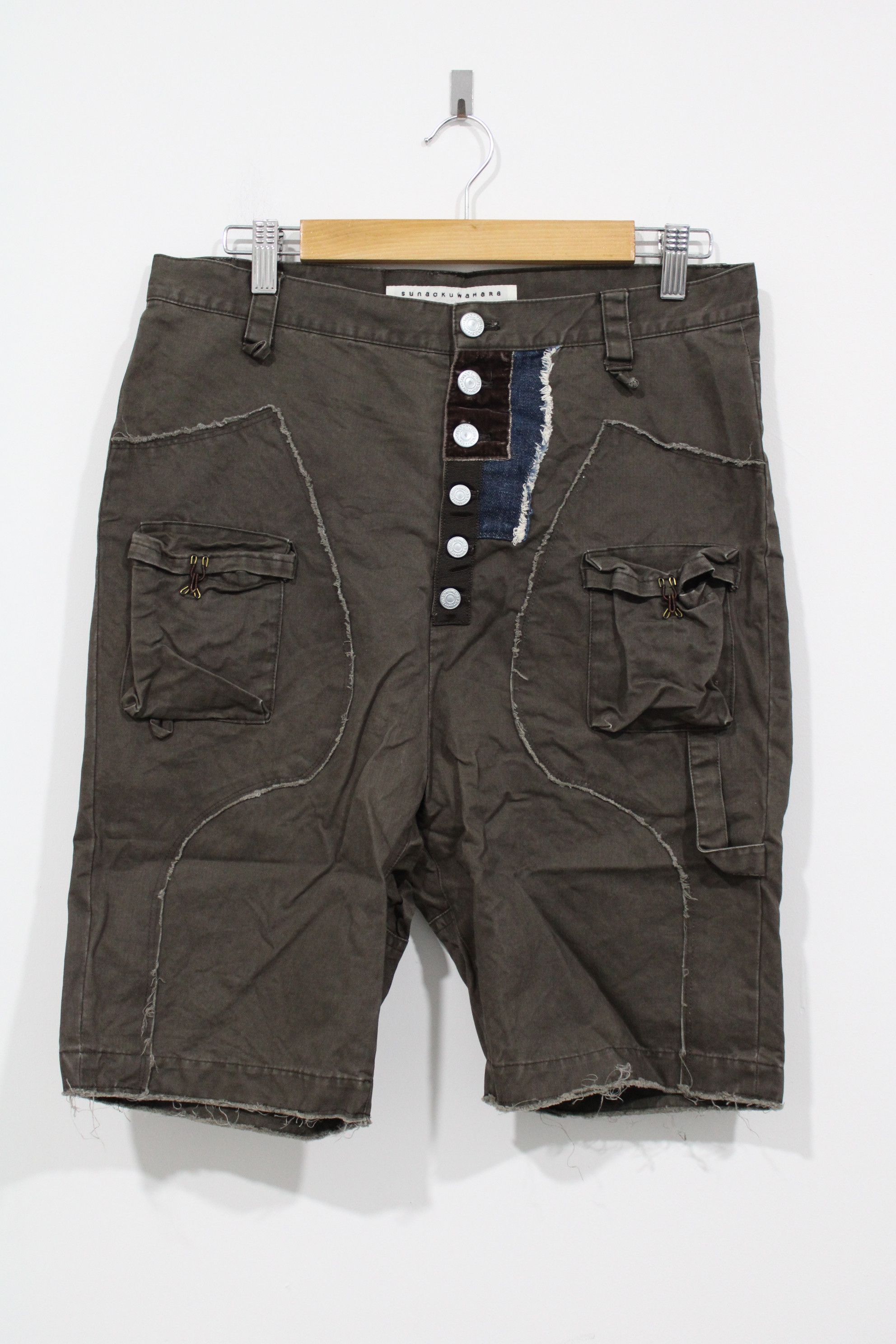 Issey Miyake sunaokuwahara Reconstructed Short Pants Size US 32 / EU 48 - 1 Thumbnail