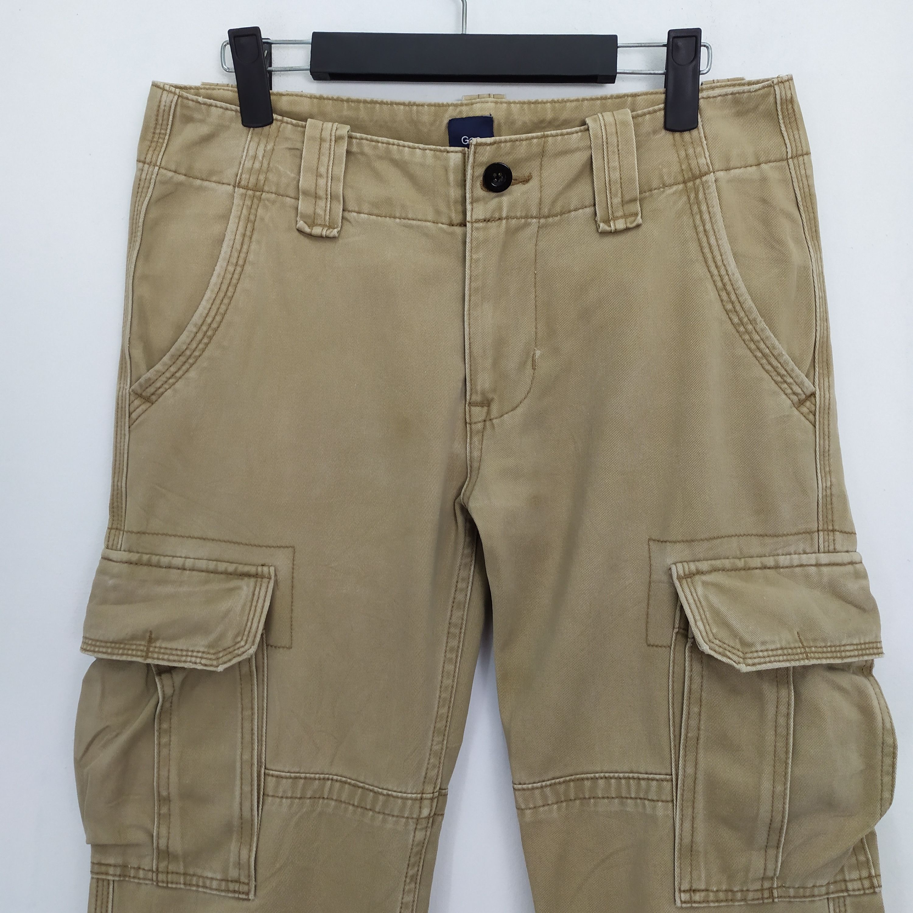 Japanese Brand VINTAGE GAP FADED CARGO PANTS Size US 29 - 2 Thumbnail