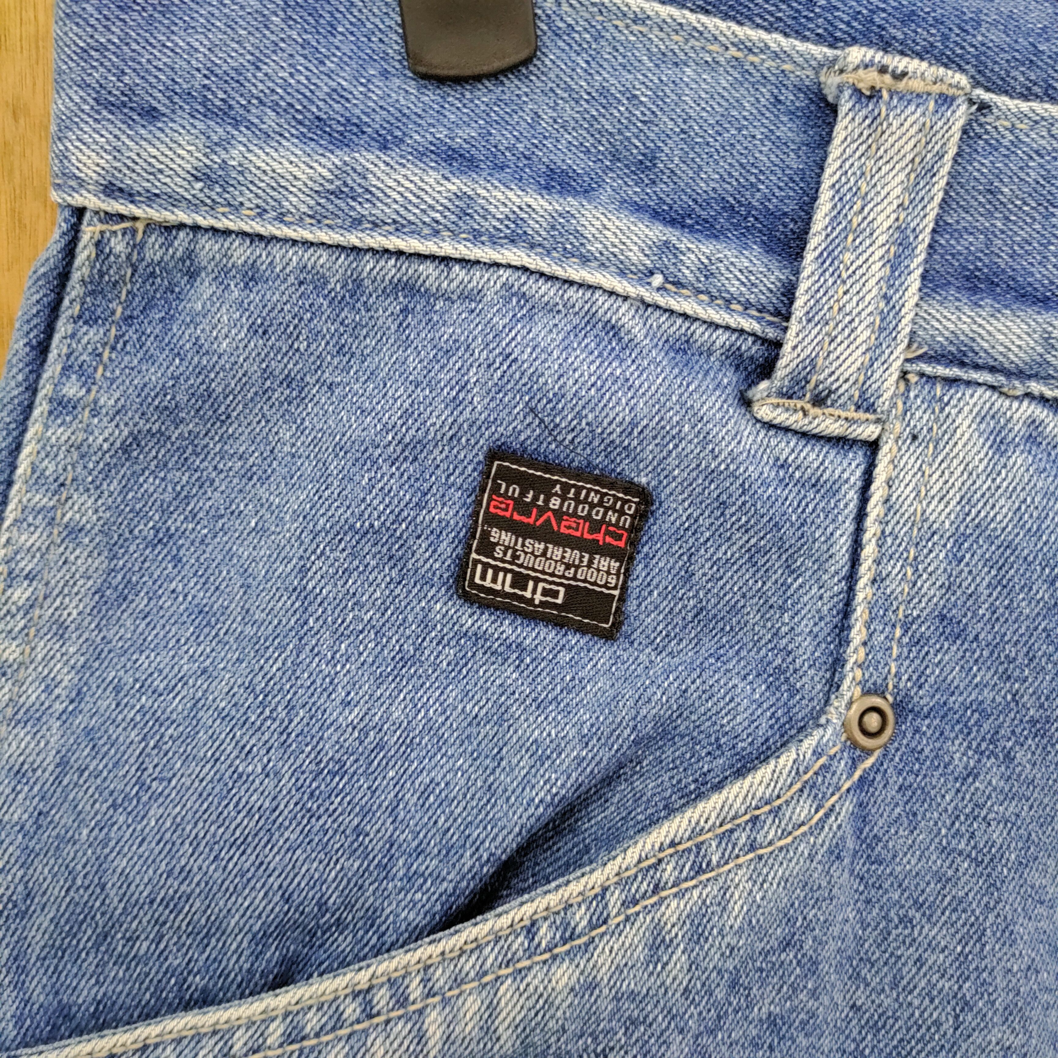 Japanese Brand CHEVRE DENIM FADED BAGGY CARGO PANTS /BUSH PANTS Size US 31 - 11 Thumbnail