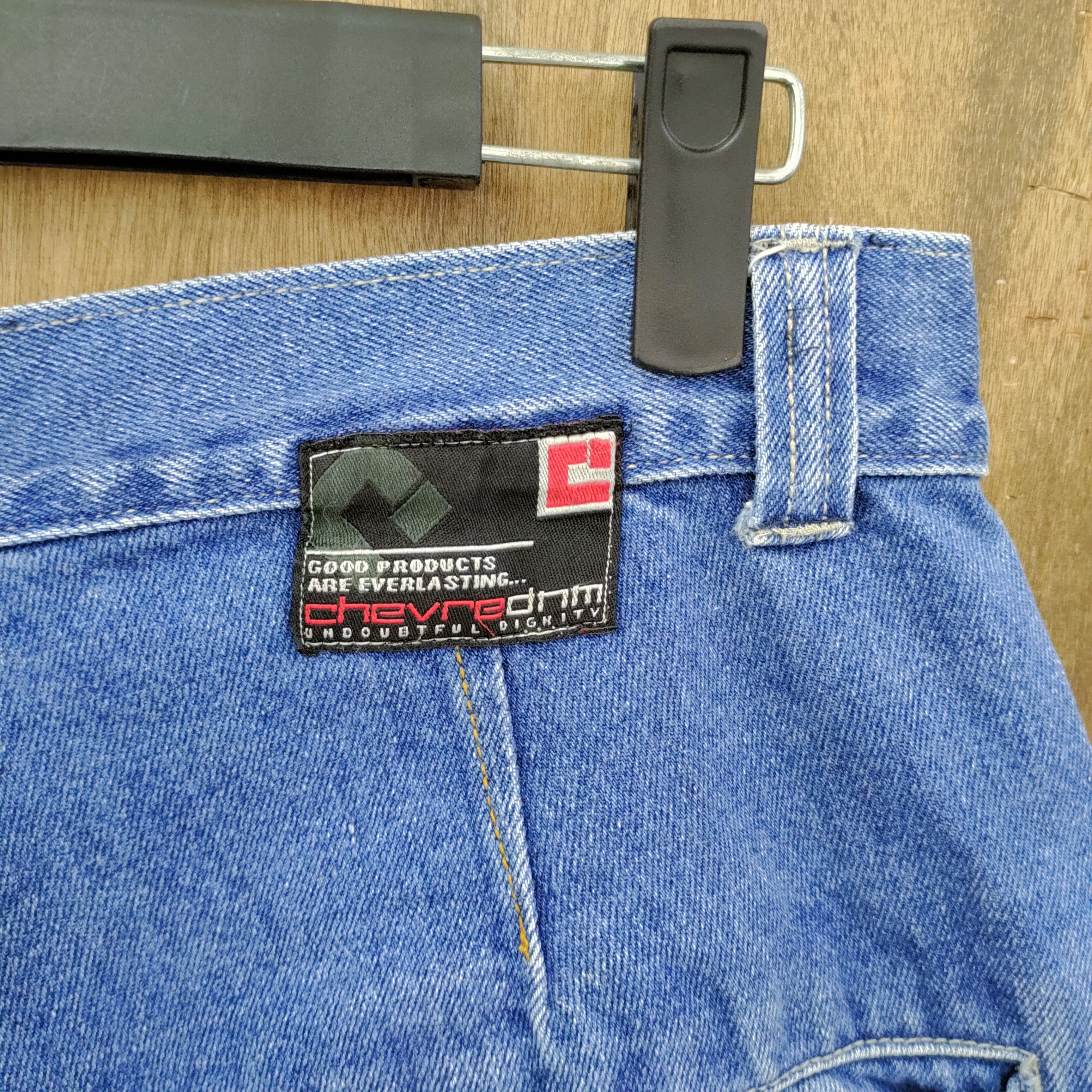 Japanese Brand CHEVRE DENIM FADED BAGGY CARGO PANTS /BUSH PANTS Size US 31 - 13 Thumbnail