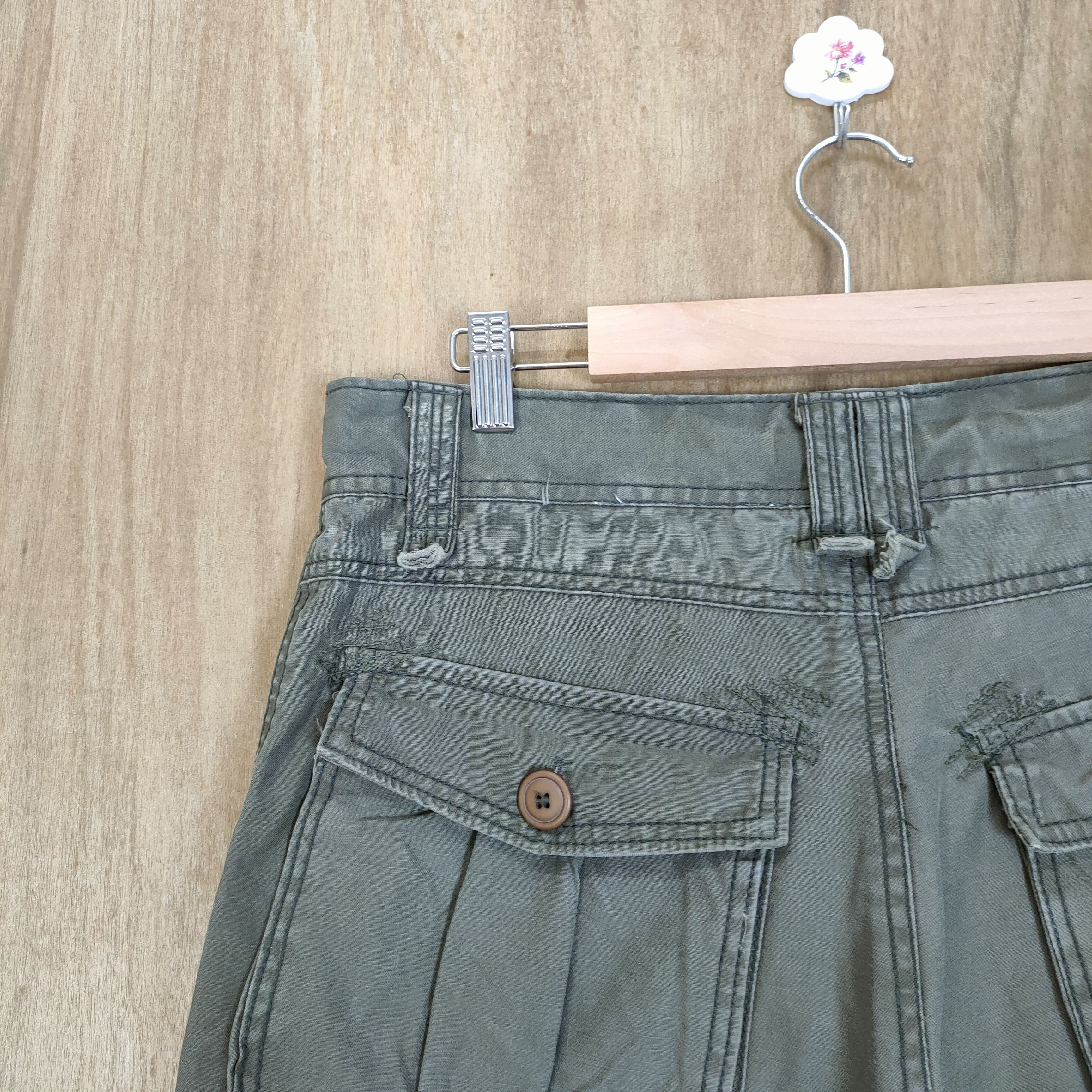 Vintage VINTAGE JAPANESE FADED BONDAGE CARGO PANTS Size US 34 / EU 50 - 10 Thumbnail