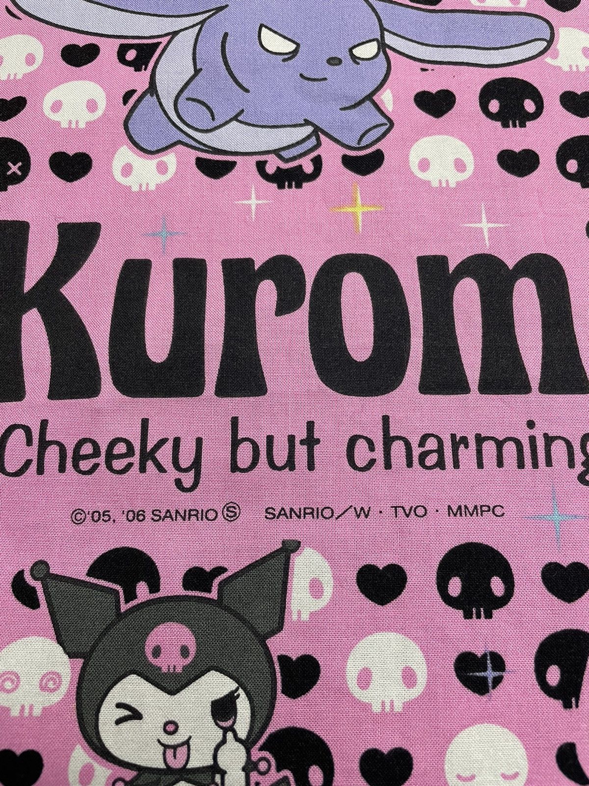 Anime × Cartoon Network × Vintage anime kuromi Hankercheif / Bandana Size ONE SIZE - 3 Thumbnail