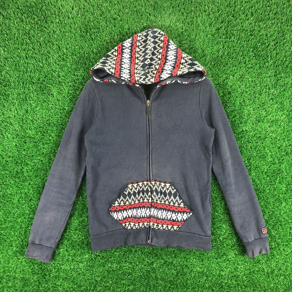 Japanese Brand × Vintage Vintage X-Girl Sweatshirt Hoodie Zip up Size XS / US 0-2 / IT 36-38 - 1 Thumbnail