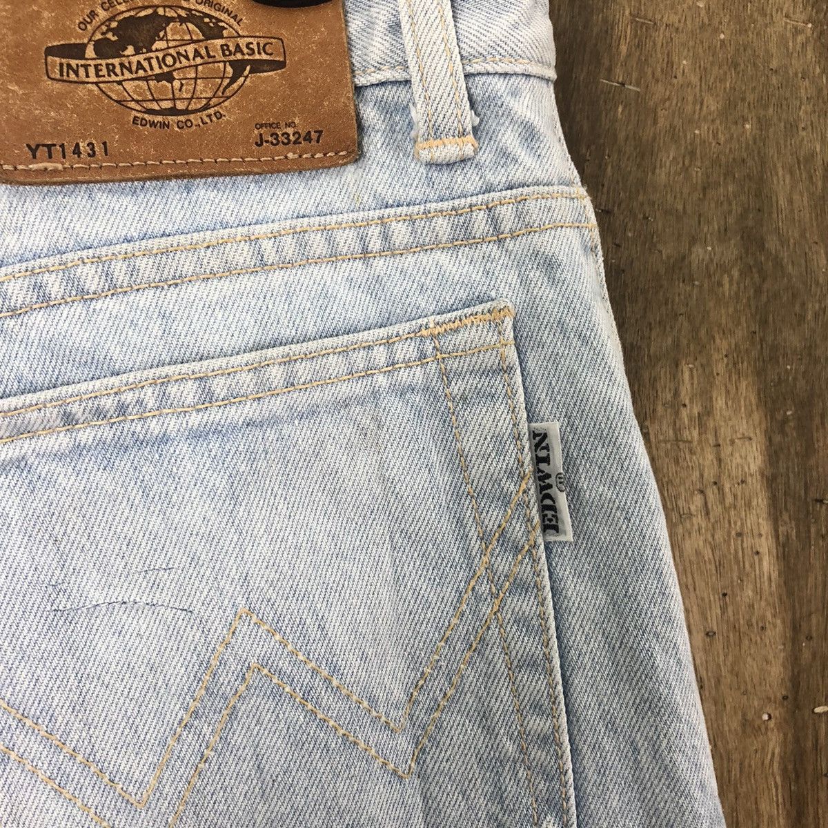 Edwin VINTAGE EDWIN RUSTY MUD WASHED JEANS DENIM PANTS # 003 Size US 32 / EU 48 - 12 Thumbnail