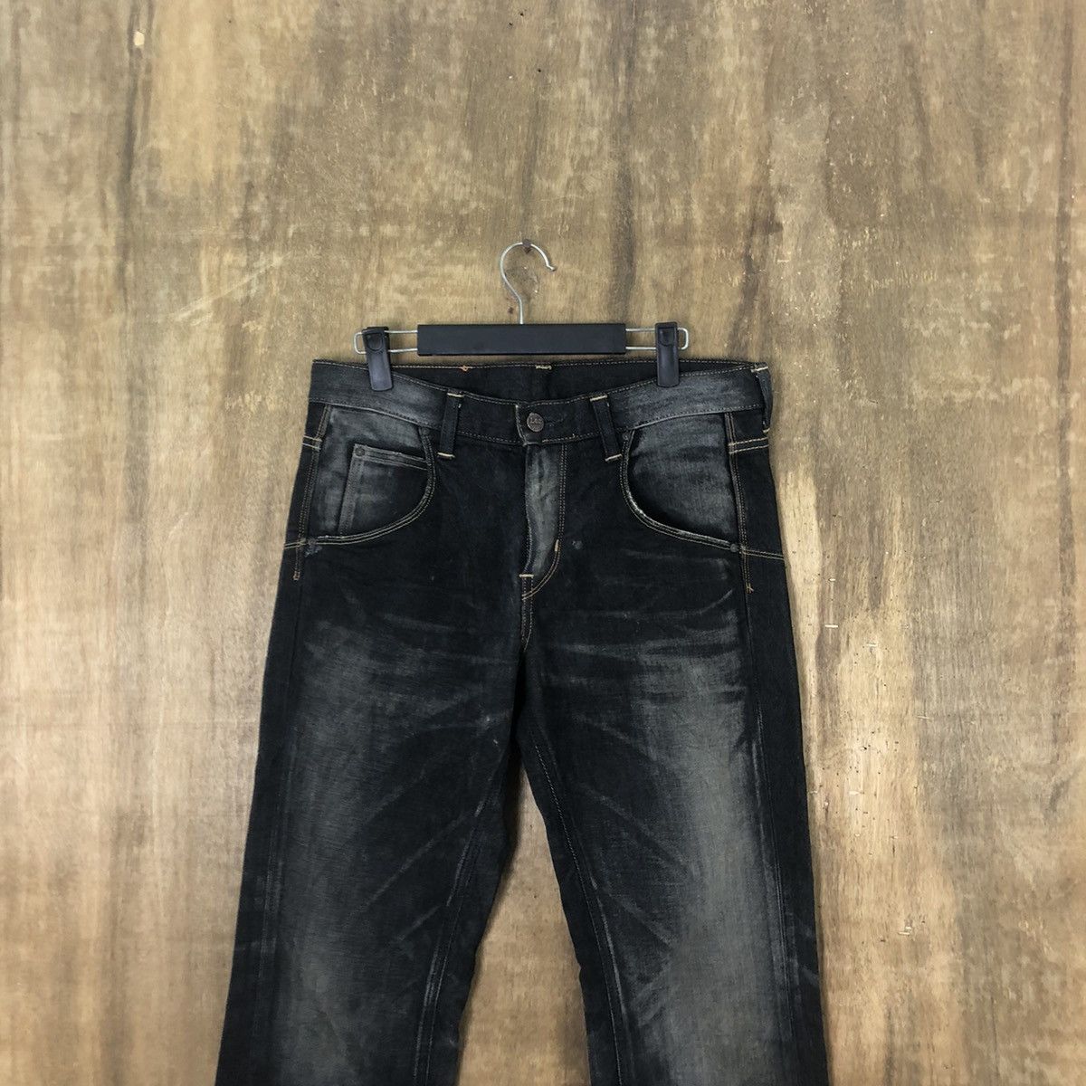Lee LEE BLACK JEANS DENIM PANTS #011 Size US 30 / EU 46 - 2 Thumbnail