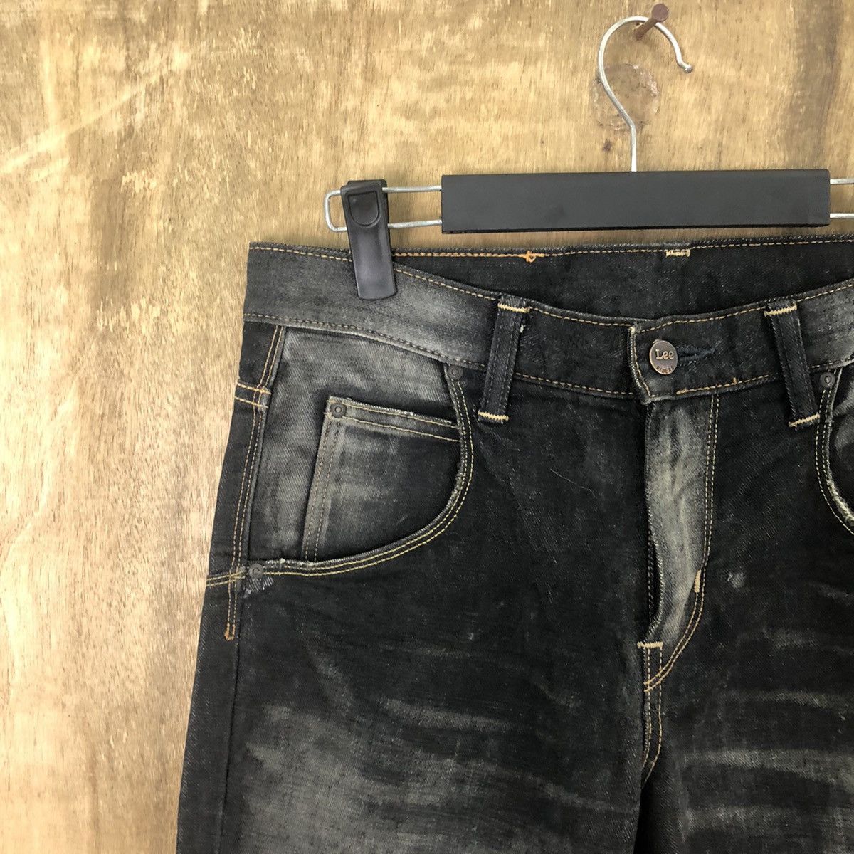 Lee LEE BLACK JEANS DENIM PANTS #011 Size US 30 / EU 46 - 4 Thumbnail