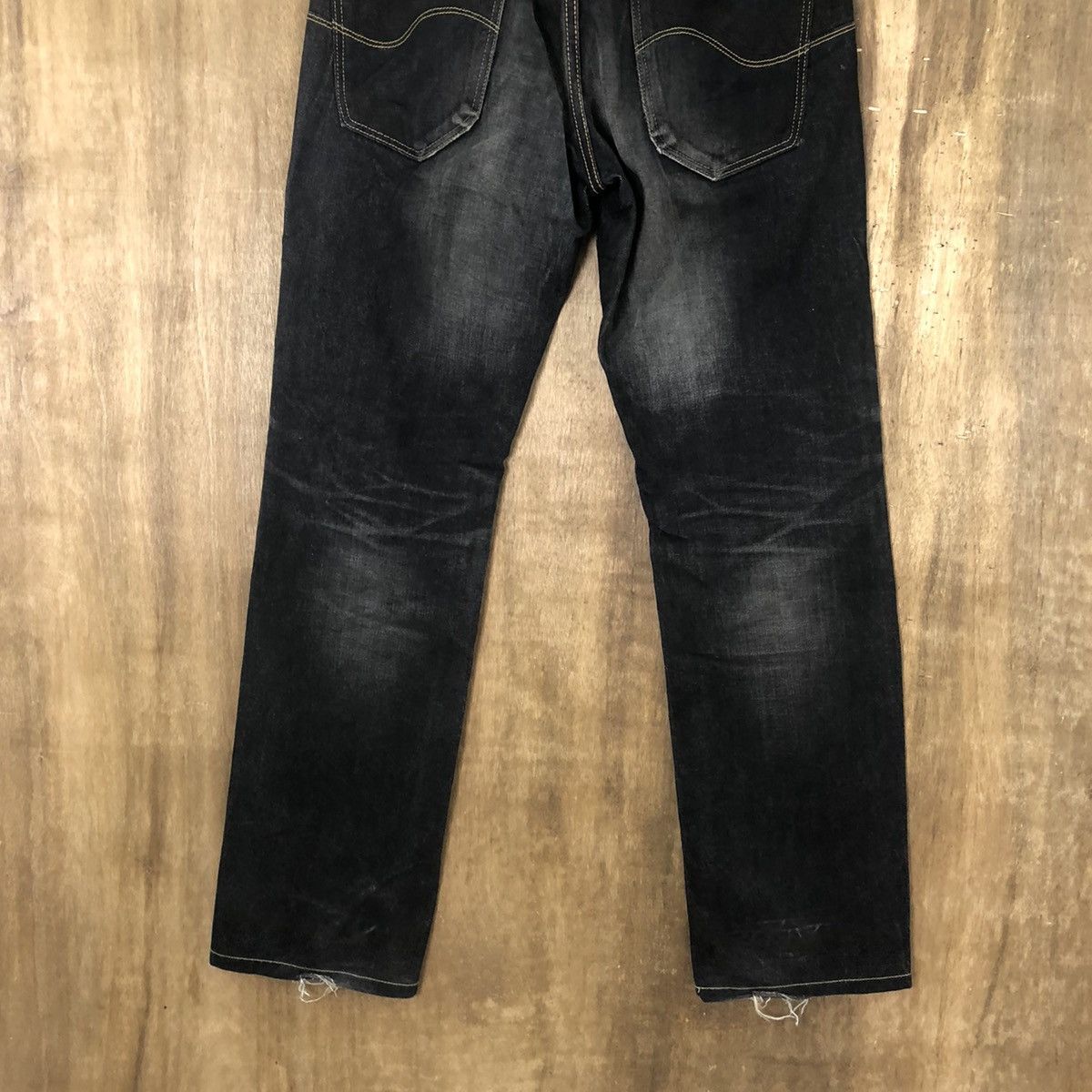 Lee LEE BLACK JEANS DENIM PANTS #011 Size US 30 / EU 46 - 9 Thumbnail