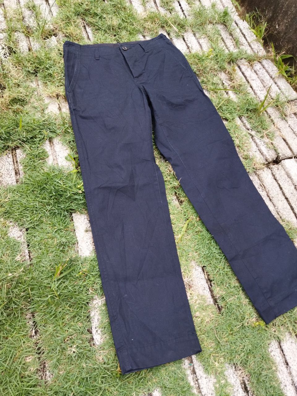 image of Archival Clothing x Cotton Vintage Mhl Margaret Howell Cotton Pants in Blue Black, Men's (Size 29)