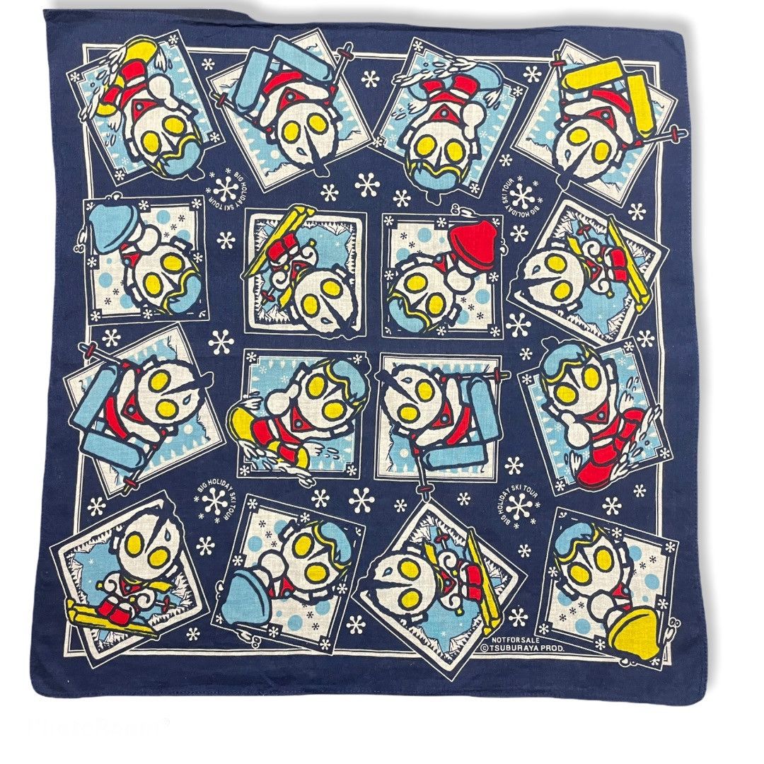 Anime × Cartoon Network × Japanese Brand Japanese Anima Ultraman Handkerchief Size ONE SIZE - 2 Thumbnail