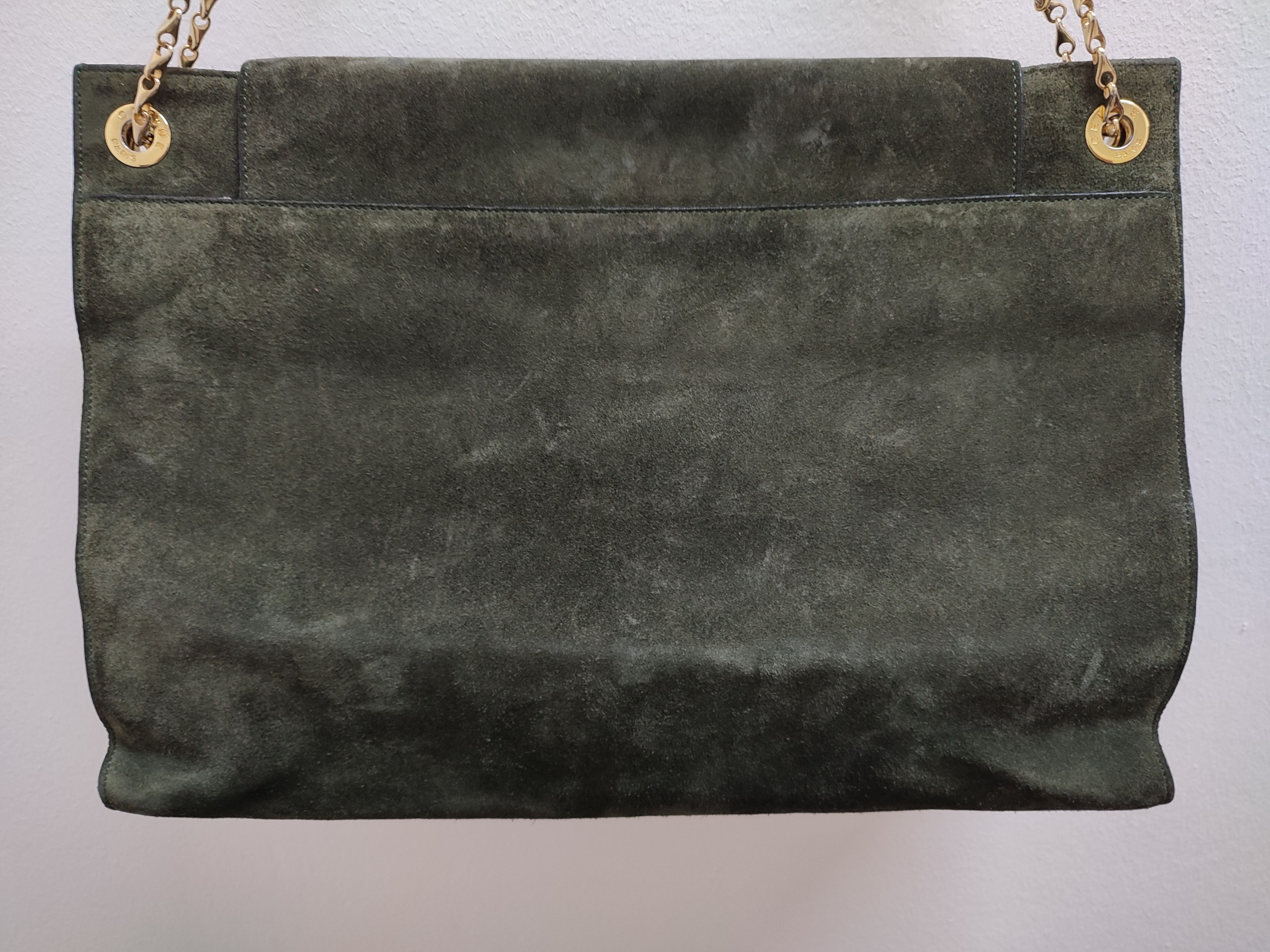 Celine Vintage celice F/09 gold chain shoulder bag riri zipper Size ONE SIZE - 7 Thumbnail