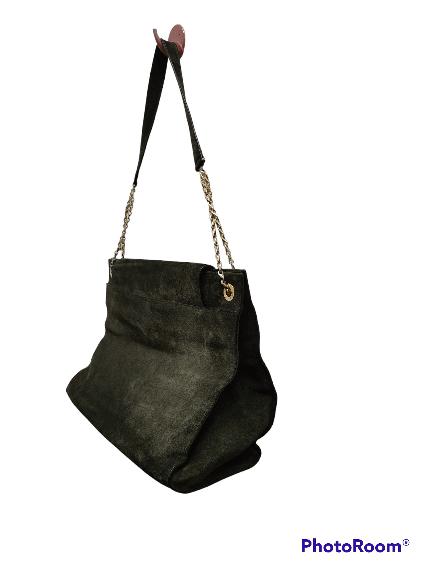 Celine Vintage celice F/09 gold chain shoulder bag riri zipper Size ONE SIZE - 3 Thumbnail
