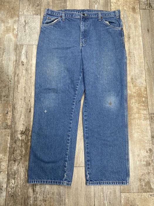 Vintage Cool Vintage Y2K Dickies Carpenter Blue Jeans 38x30 USA | Grailed