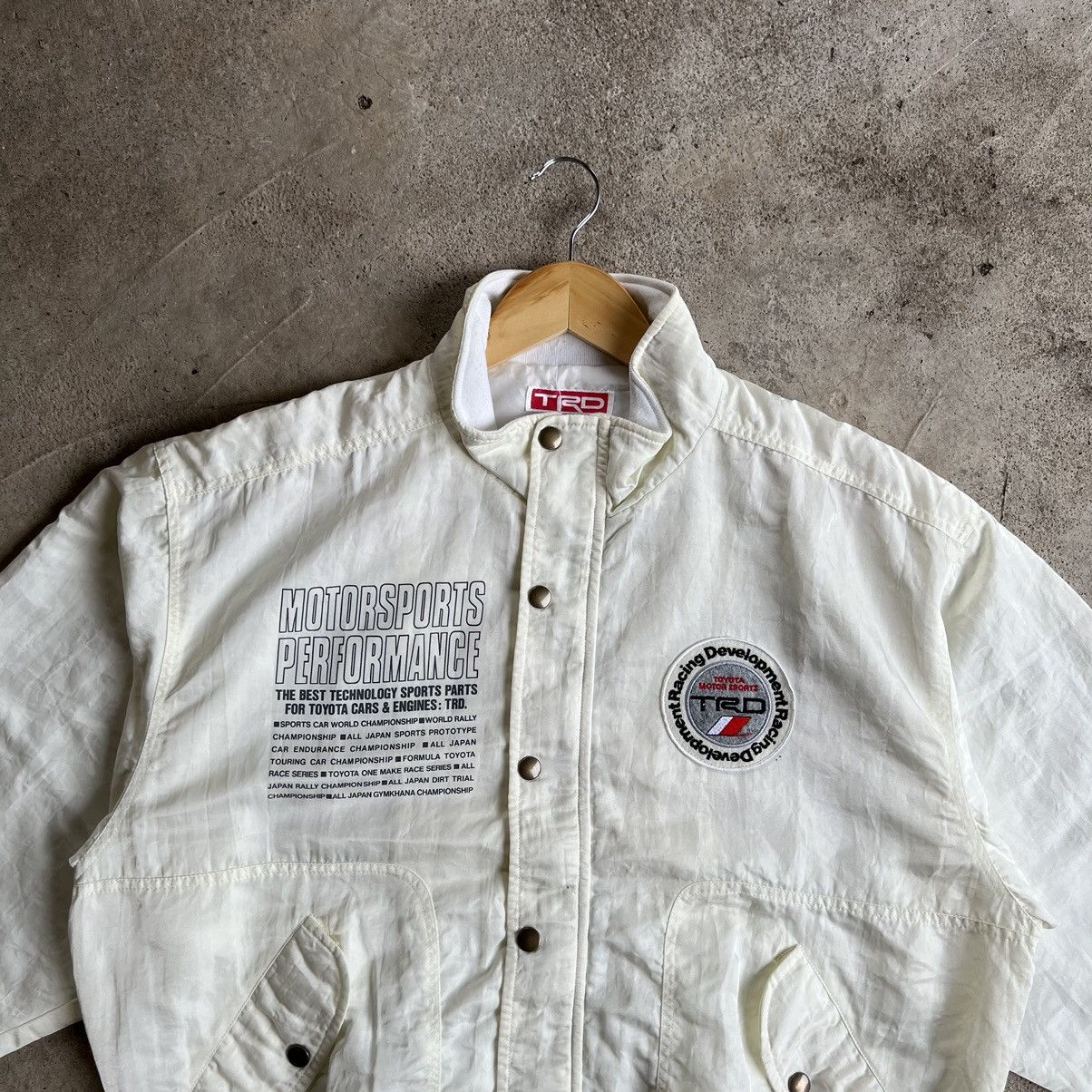 Vintage Vintage TRD Bomber Jacket | Toyota Motor Sports Racing Size US L / EU 52-54 / 3 - 2 Thumbnail