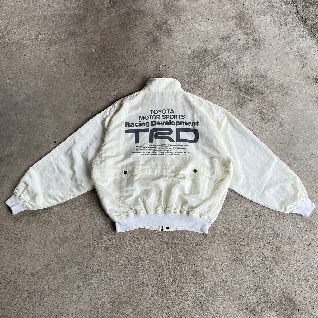 Vintage Vintage TRD Bomber Jacket | Toyota Motor Sports Racing Size US L / EU 52-54 / 3 - 3 Thumbnail