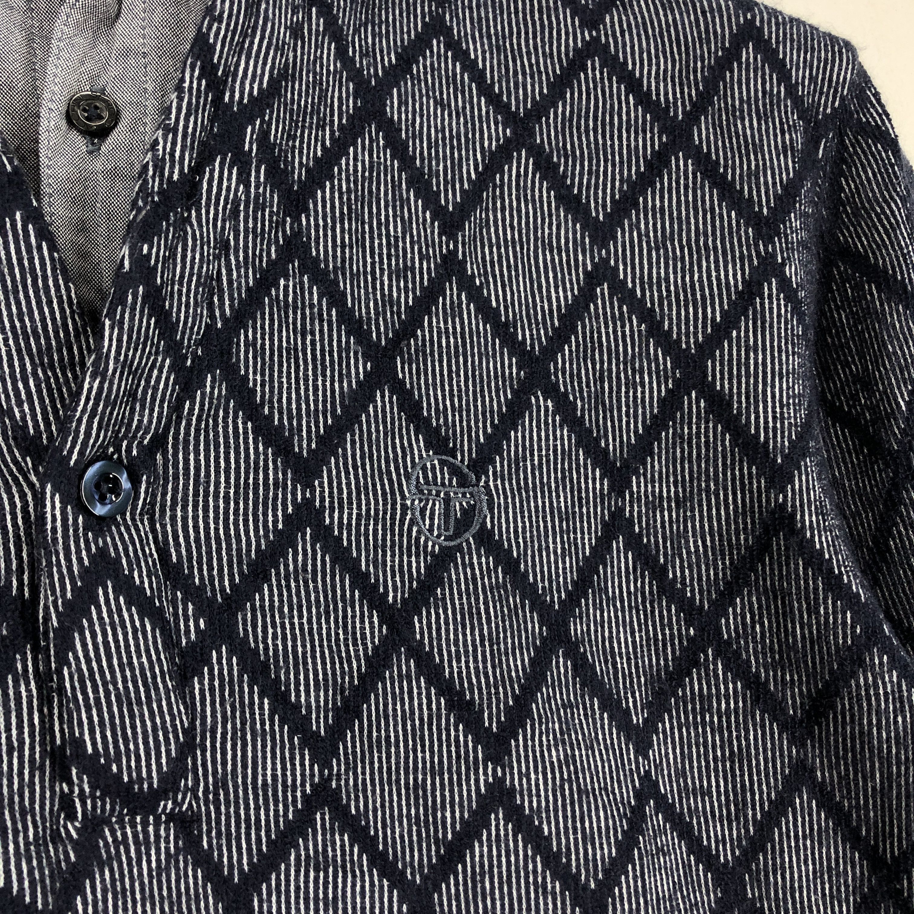 Sergio Tacchini SERGIO TACCHINI Checked Sweatshirt #2222-77 Size US S / EU 44-46 / 1 - 3 Thumbnail