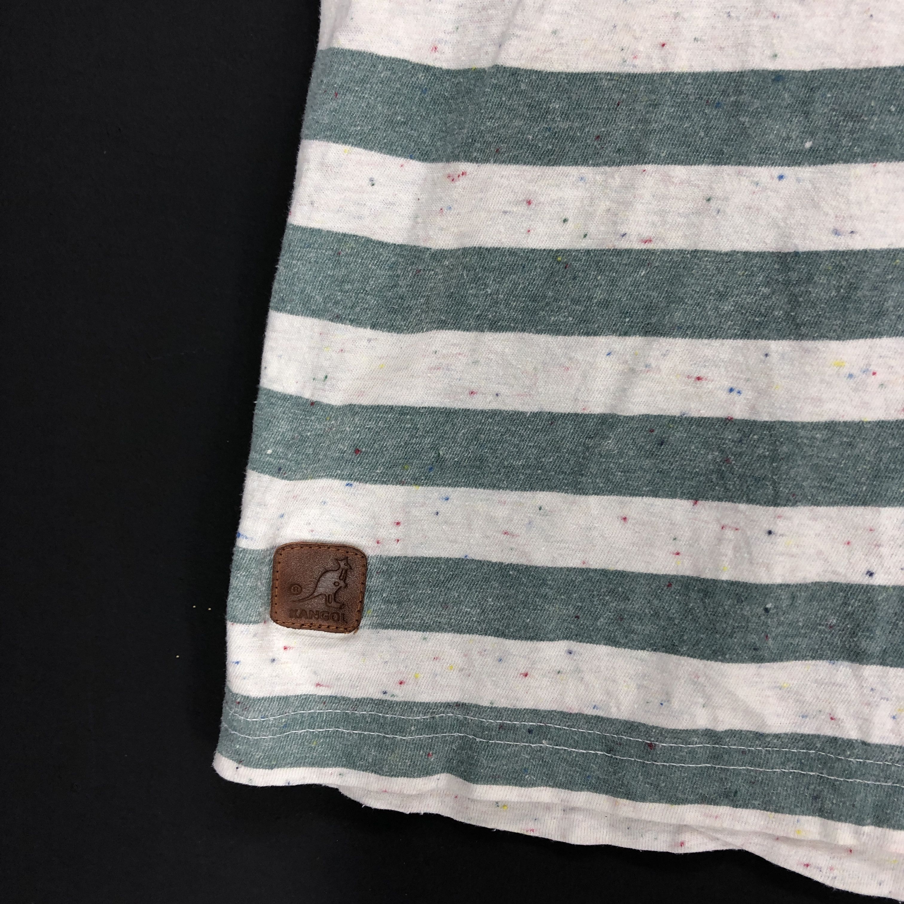 Kangol KANGOL Crew Neck Stripe T Shirt #1162-40 Size US XL / EU 56 / 4 - 3 Thumbnail
