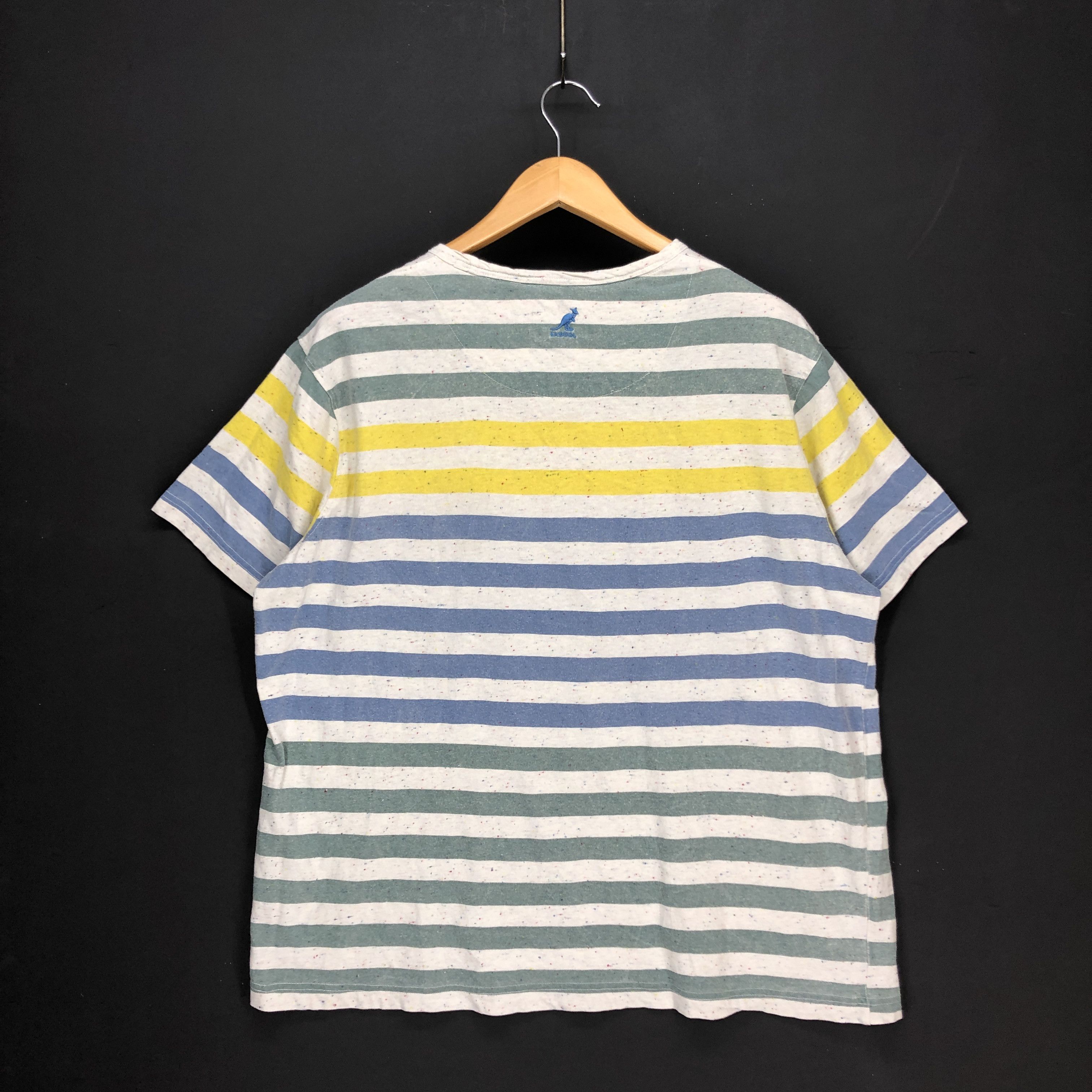 Kangol KANGOL Crew Neck Stripe T Shirt #1162-40 Size US XL / EU 56 / 4 - 5 Thumbnail