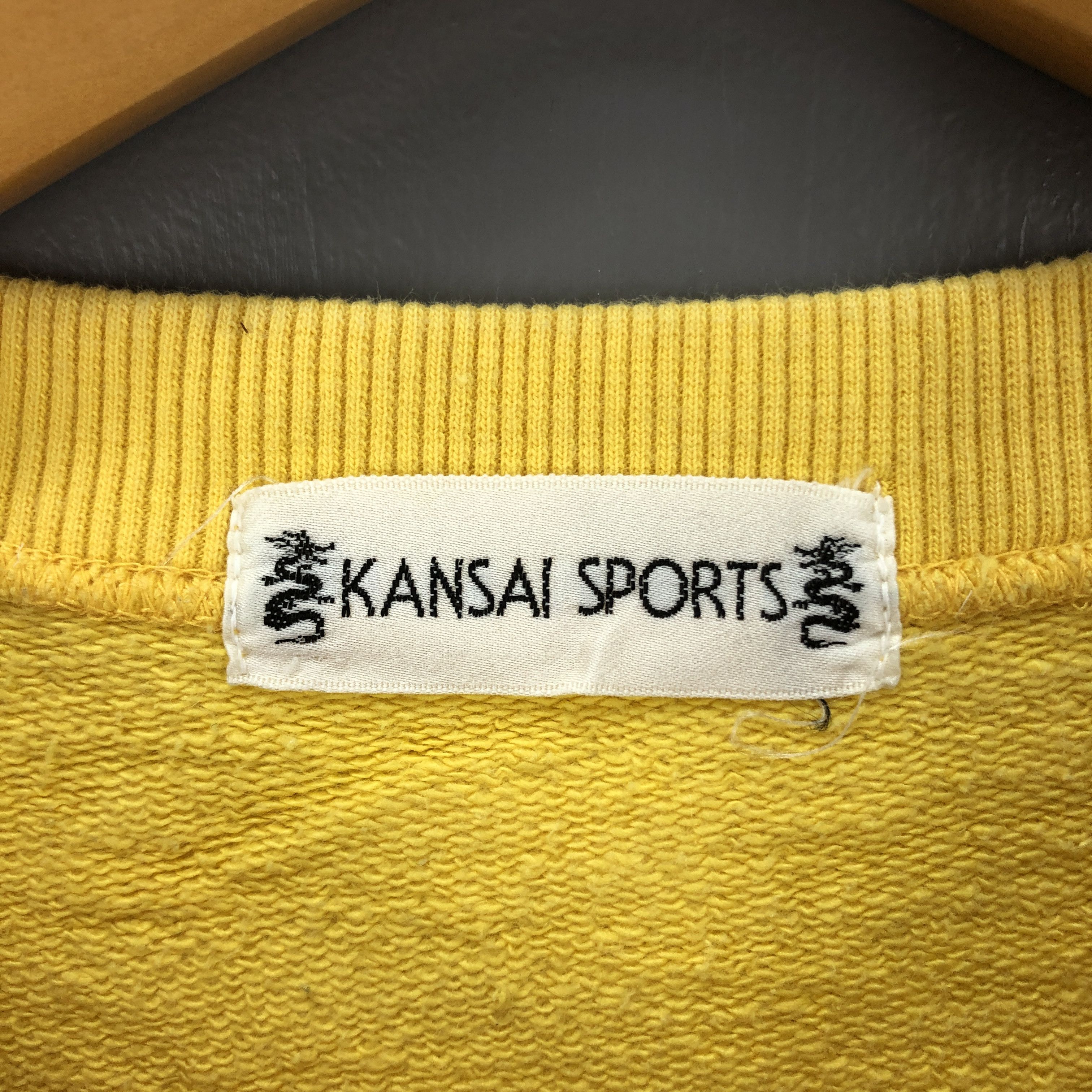 Kansai Yamamoto Vintage KANSAI SPORTS Sweatshirt Rare Design #0879/AF Size US L / EU 52-54 / 3 - 6 Thumbnail