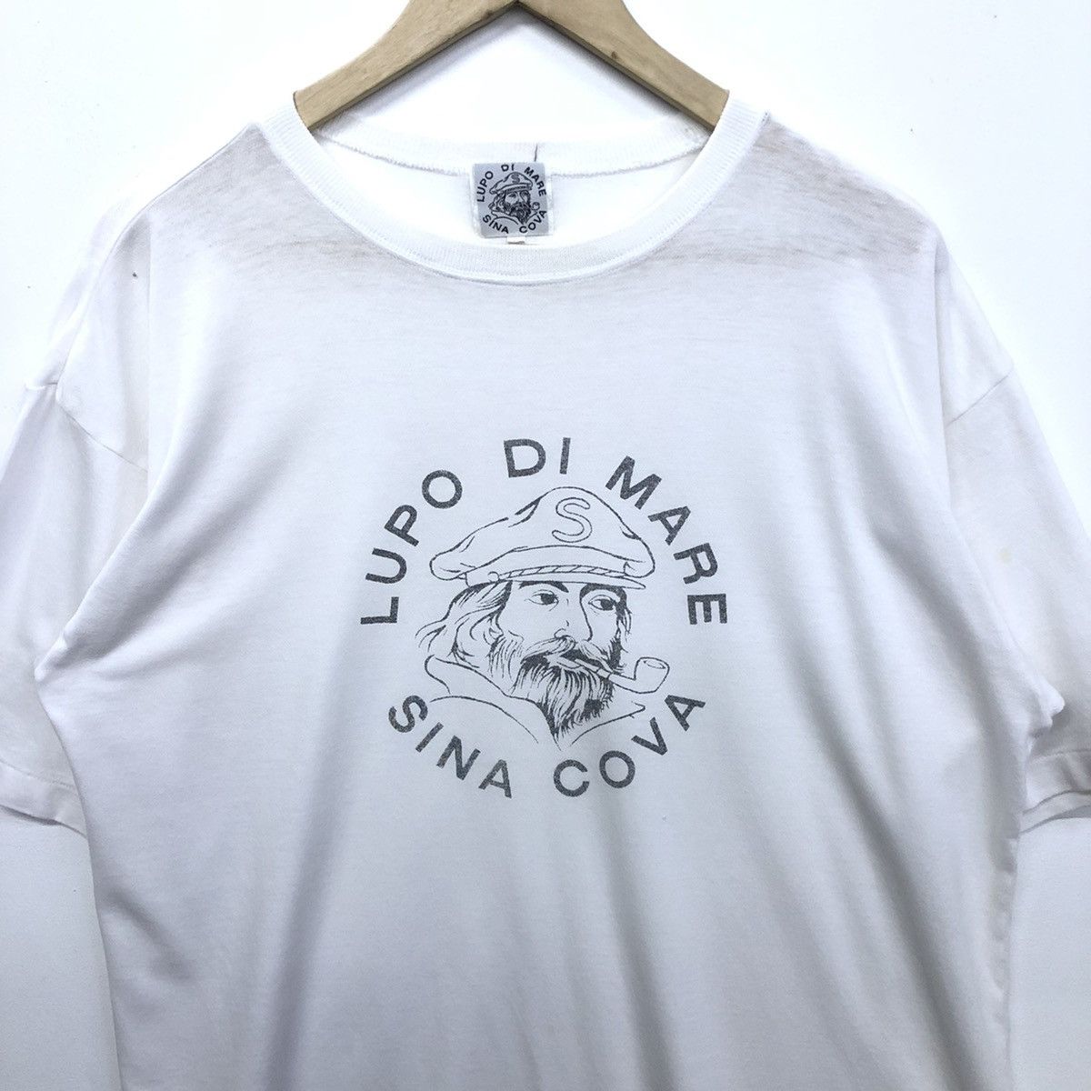Japanese Brand × Vintage Vintage Lupo Di Mare Sina Cova Logo Tee Size US L / EU 52-54 / 3 - 3 Thumbnail