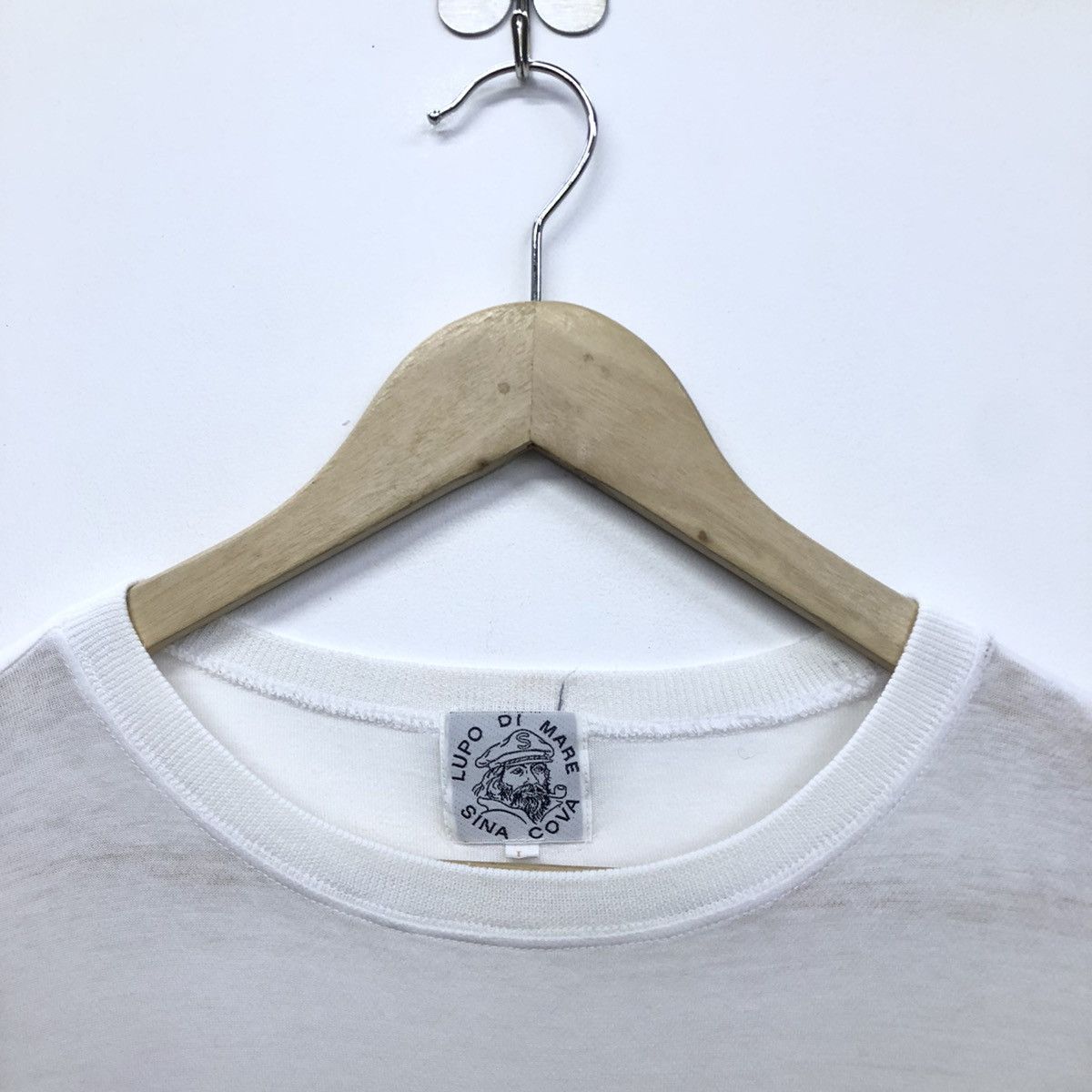 Japanese Brand × Vintage Vintage Lupo Di Mare Sina Cova Logo Tee Size US L / EU 52-54 / 3 - 4 Thumbnail