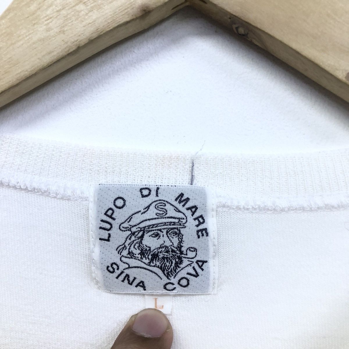 Japanese Brand × Vintage Vintage Lupo Di Mare Sina Cova Logo Tee Size US L / EU 52-54 / 3 - 12 Thumbnail