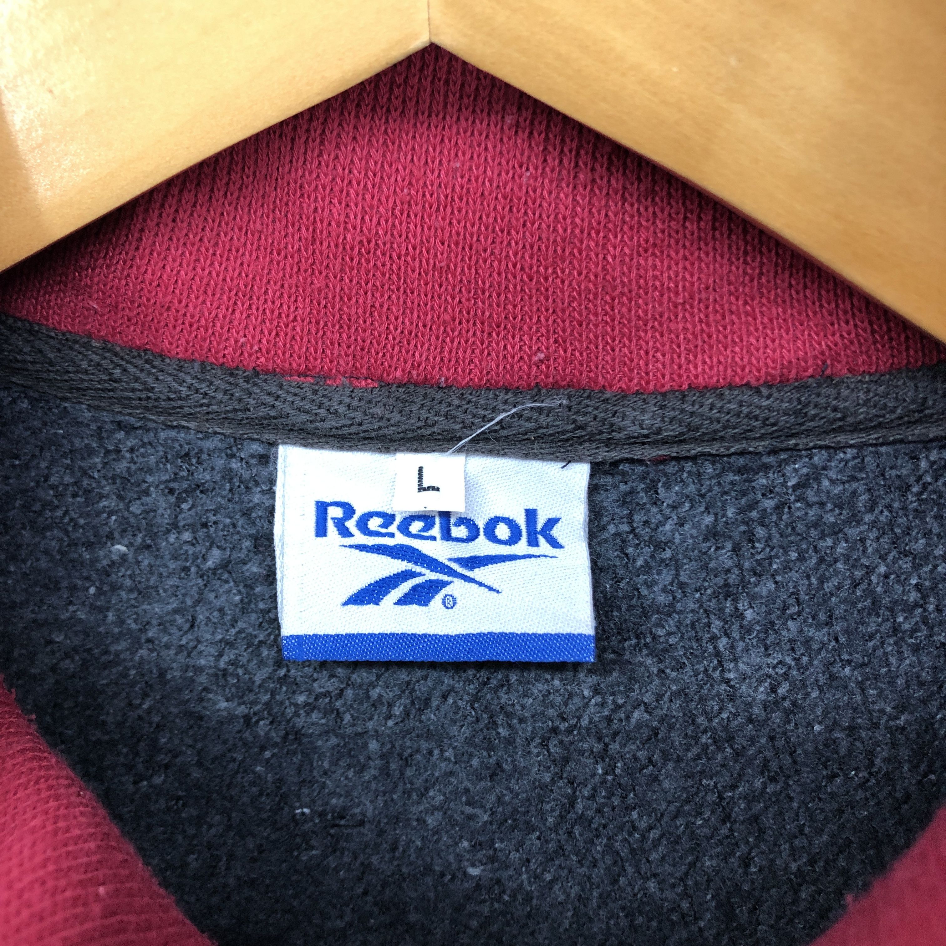 Reebok REEBOK Side Tape Sweater / Jacket #1198-42 Size US L / EU 52-54 / 3 - 5 Thumbnail