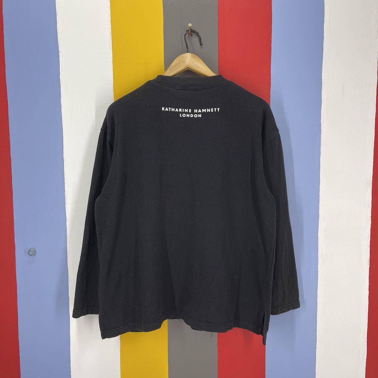 Katharine Hamnett London KATHARINE HAMNETT Crew Neck Sweatshirt #1105/AM Size US L / EU 52-54 / 3 - 8 Thumbnail