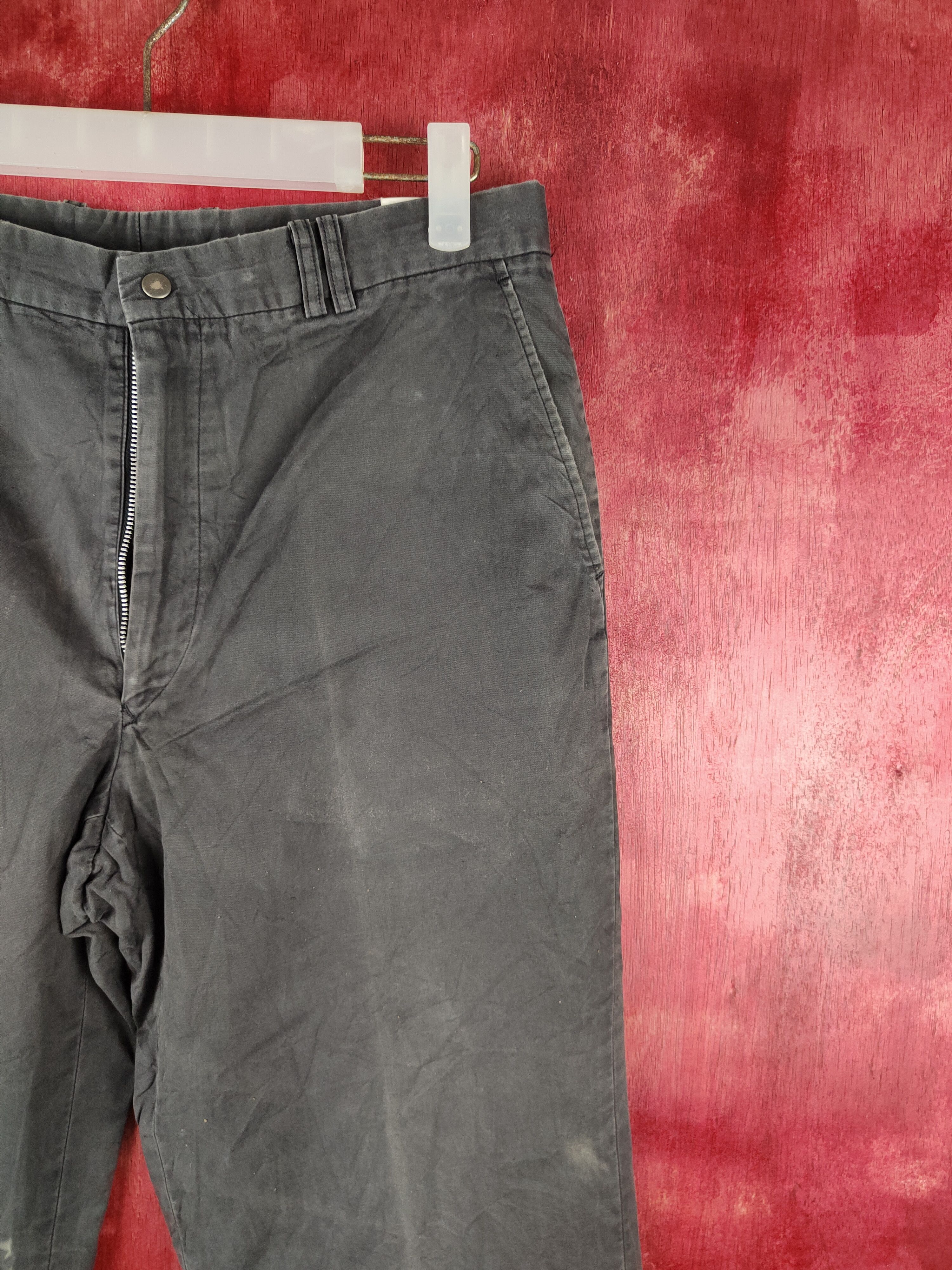 Japanese Brand × Vintage Black Pia Black Faded Casual Pants #S820 Size US 31 - 5 Thumbnail