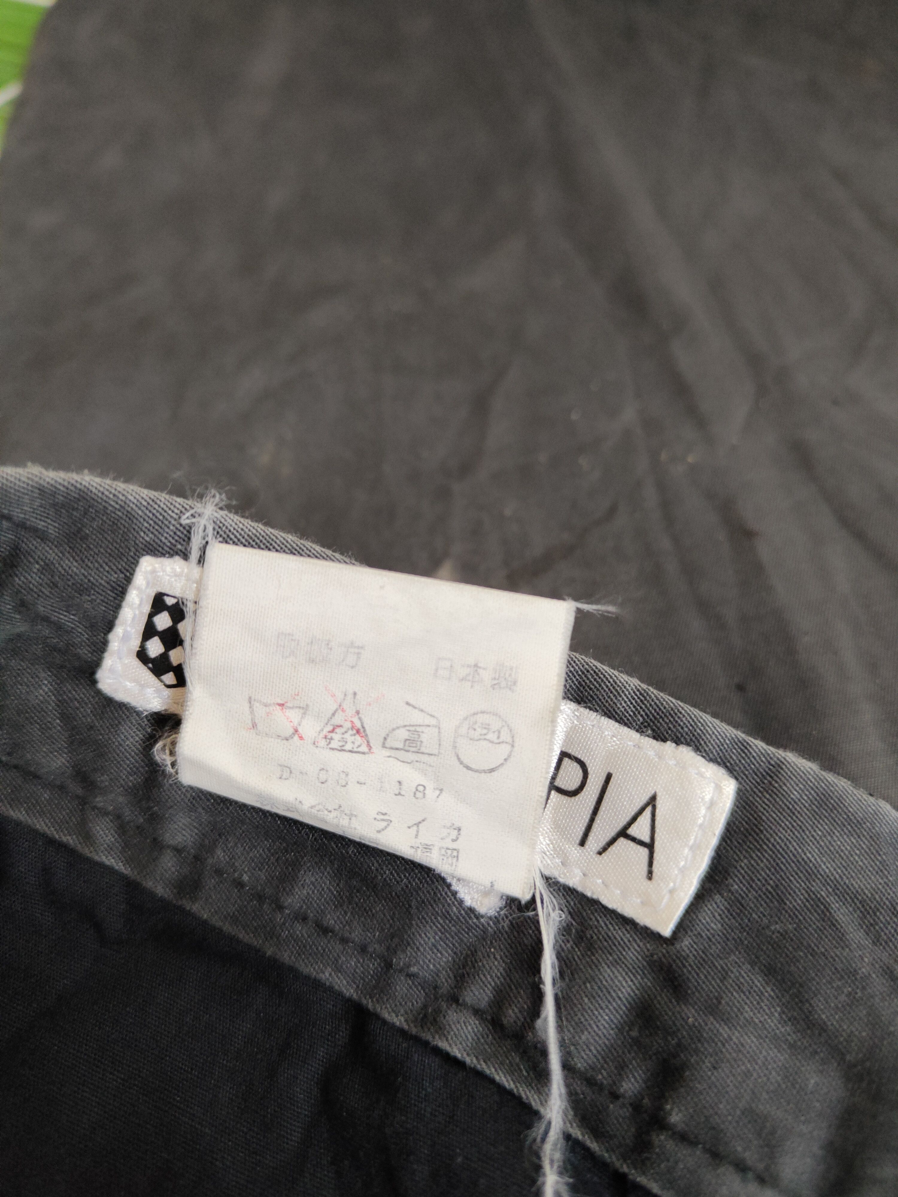 Japanese Brand × Vintage Black Pia Black Faded Casual Pants #S820 Size US 31 - 15 Thumbnail