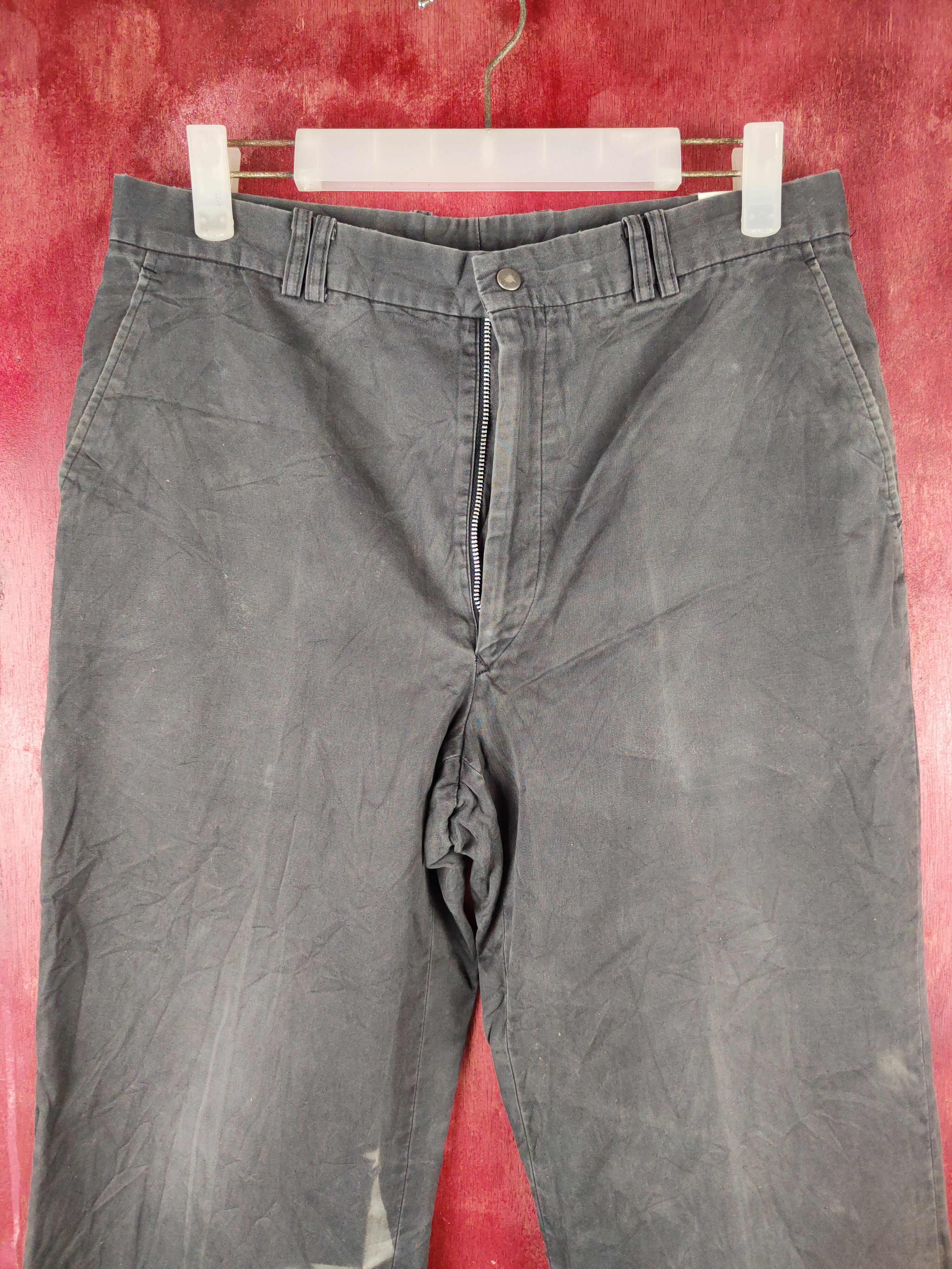 Japanese Brand × Vintage Black Pia Black Faded Casual Pants #S820 Size US 31 - 2 Thumbnail