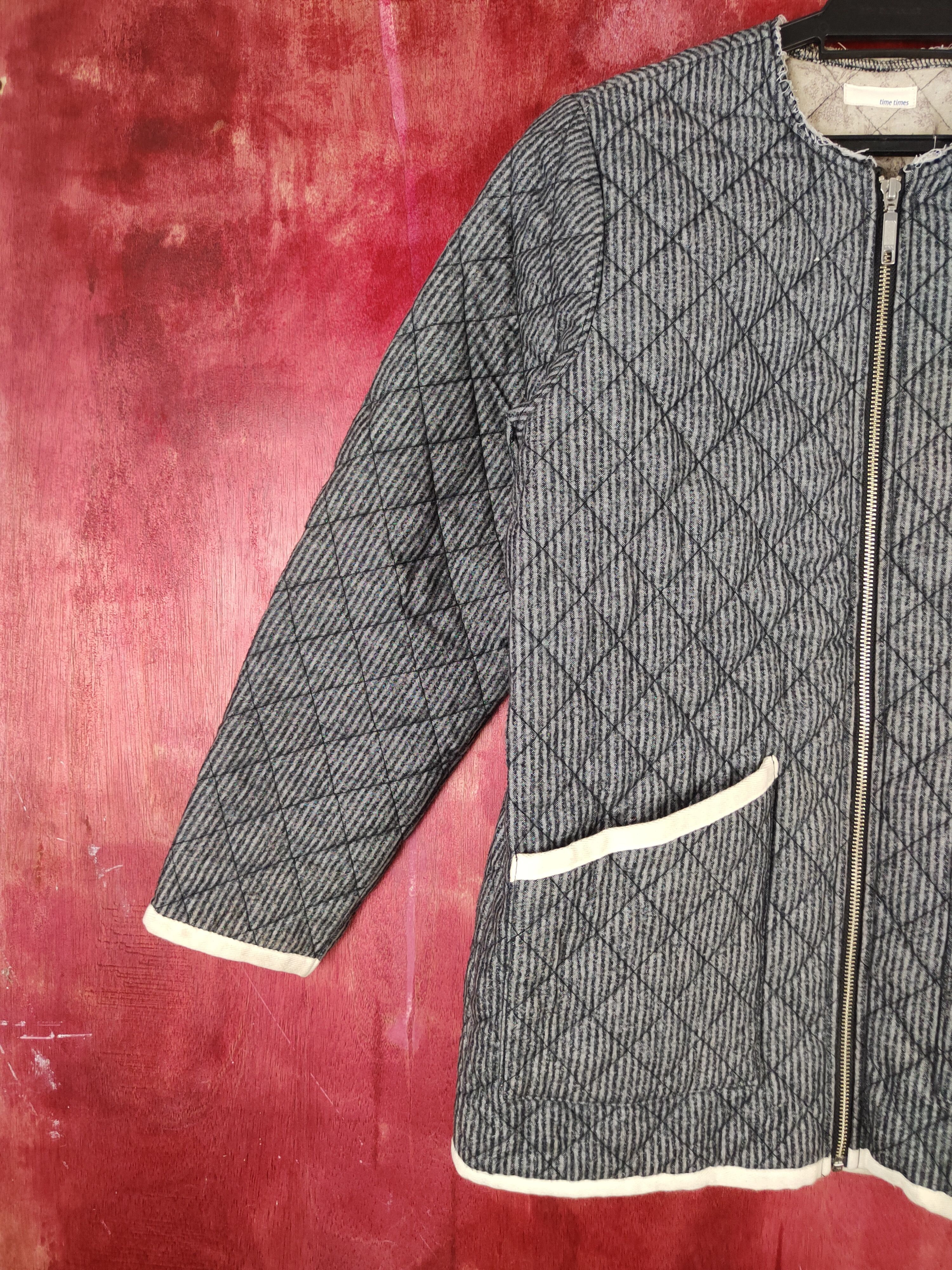 Japanese Brand × Vintage Time Times Gray Winter Sweater vintage #S811 Size M / US 6-8 / IT 42-44 - 4 Thumbnail