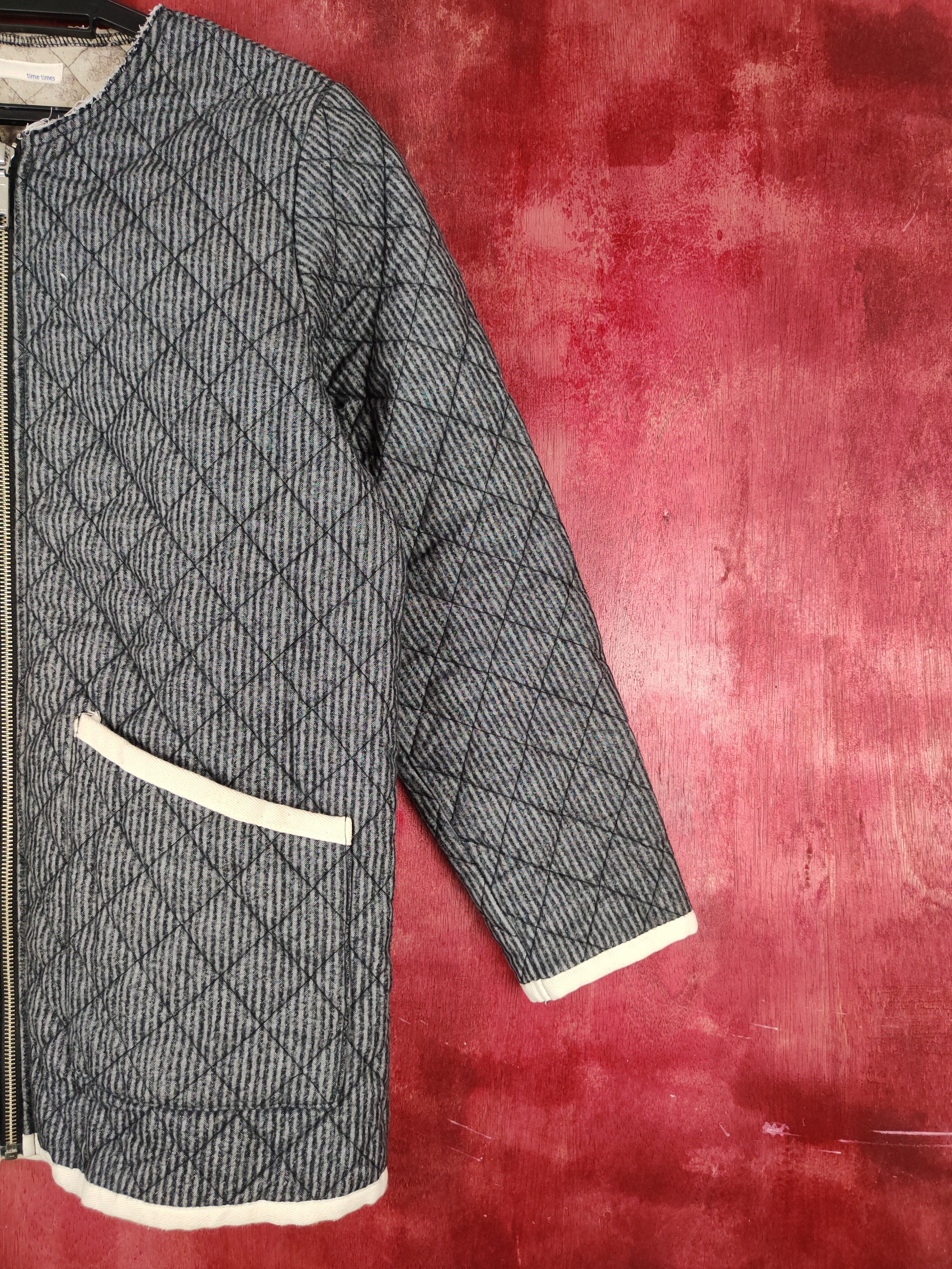 Japanese Brand × Vintage Time Times Gray Winter Sweater vintage #S811 Size M / US 6-8 / IT 42-44 - 6 Thumbnail