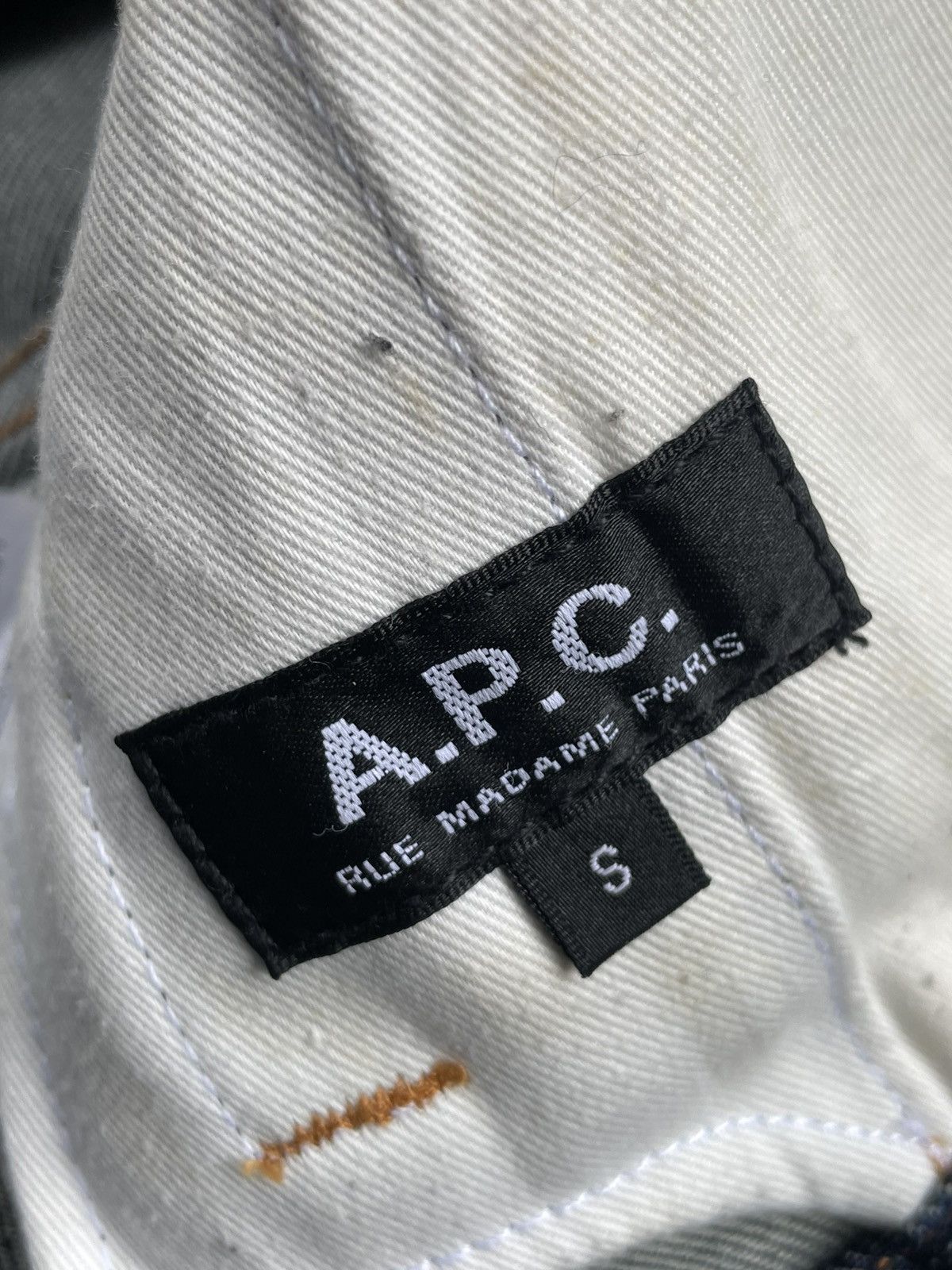 A.P.C. × Designer Vintage APC Denim Jacket Size US S / EU 44-46 / 1 - 8 Thumbnail