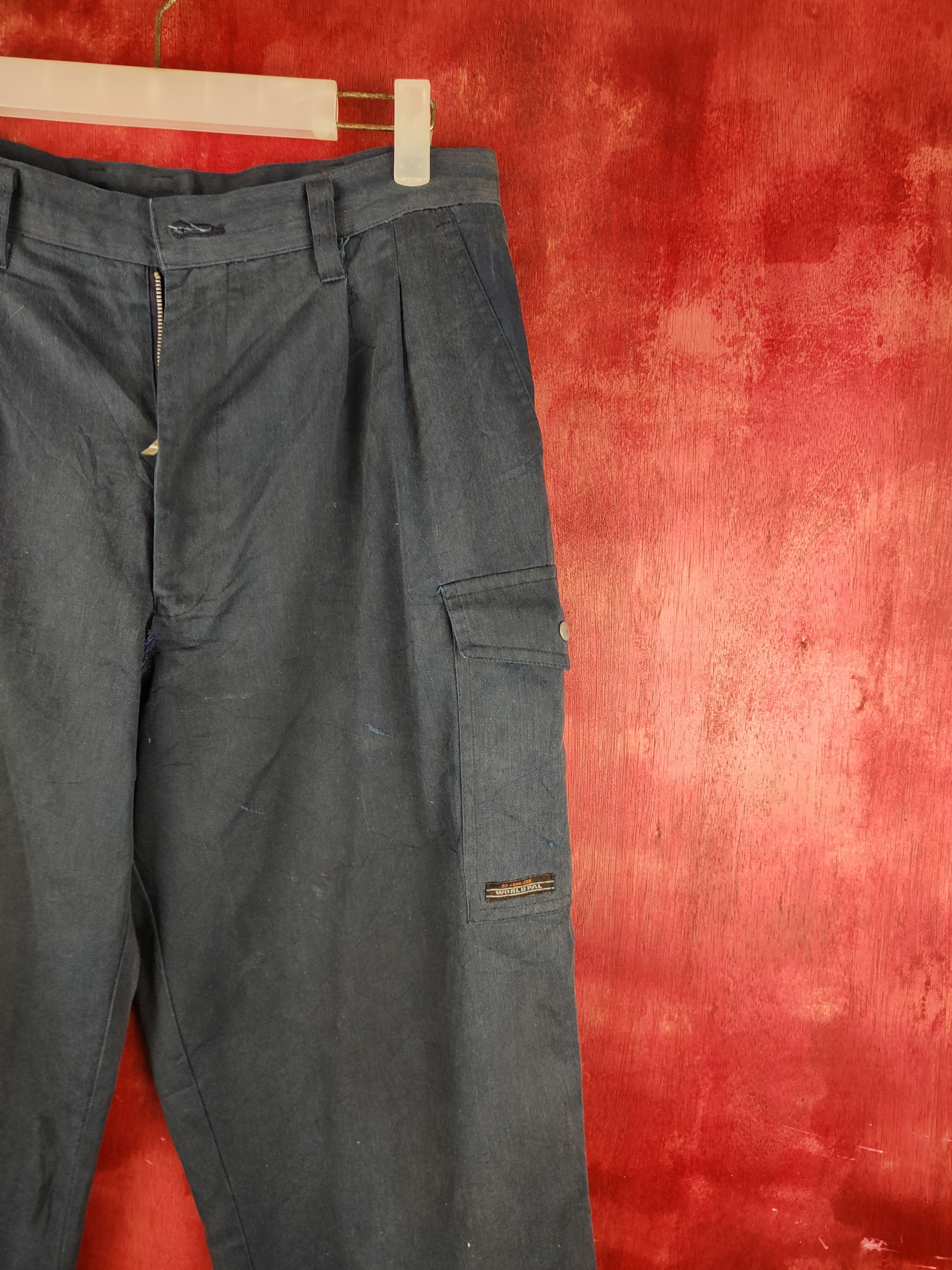 Japanese Brand × Vintage World Pal Dark Blue Tactical Cargo Pants #S822 Size US 30 / EU 46 - 6 Thumbnail